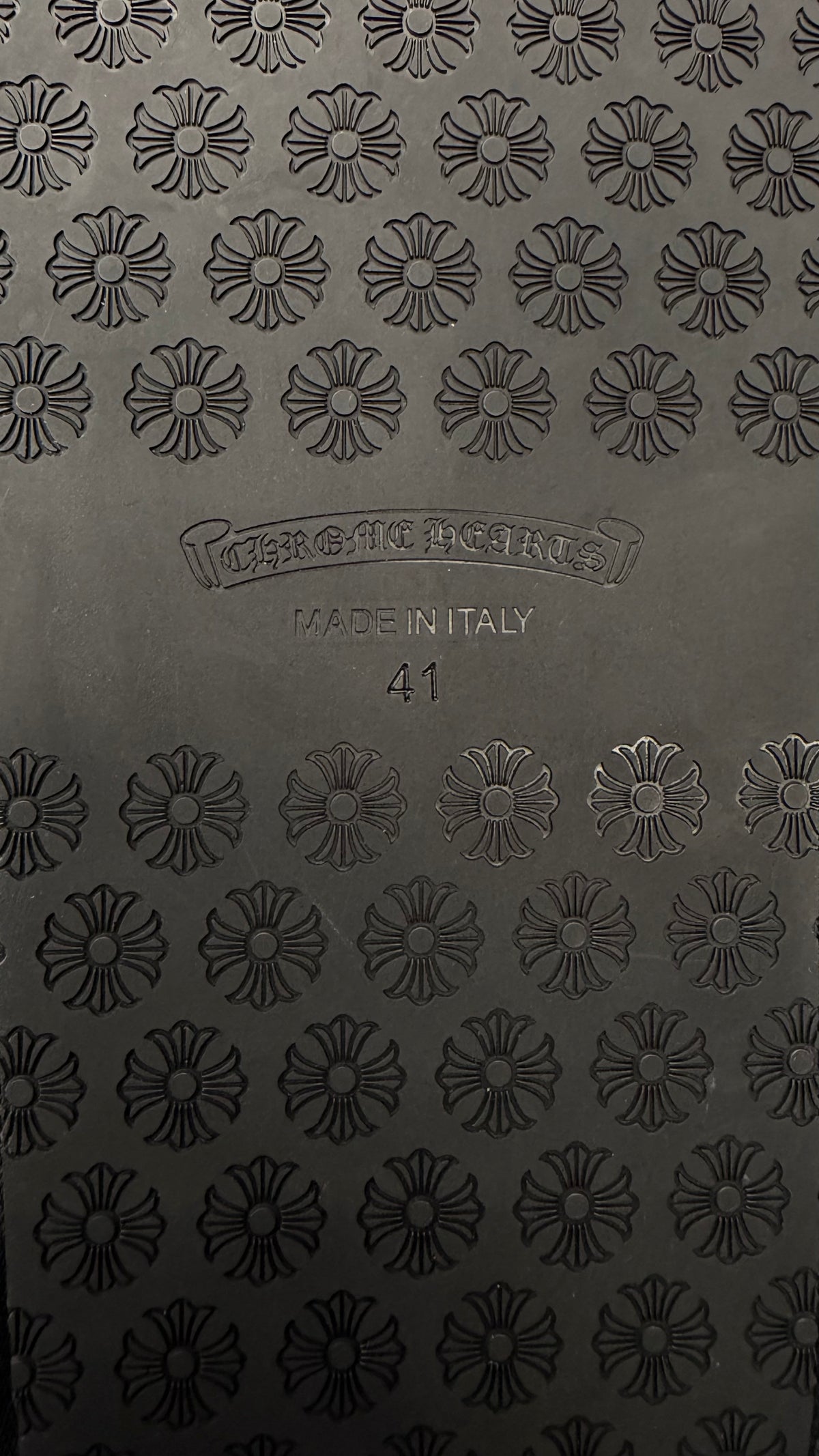 CHROME HEARTS CROSS PATCH SLIPPERS