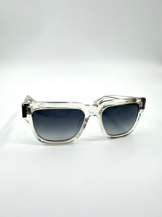 CHROME HEARTS MIDIXATHRILL 1 SUNGLASSES - CLEAR
