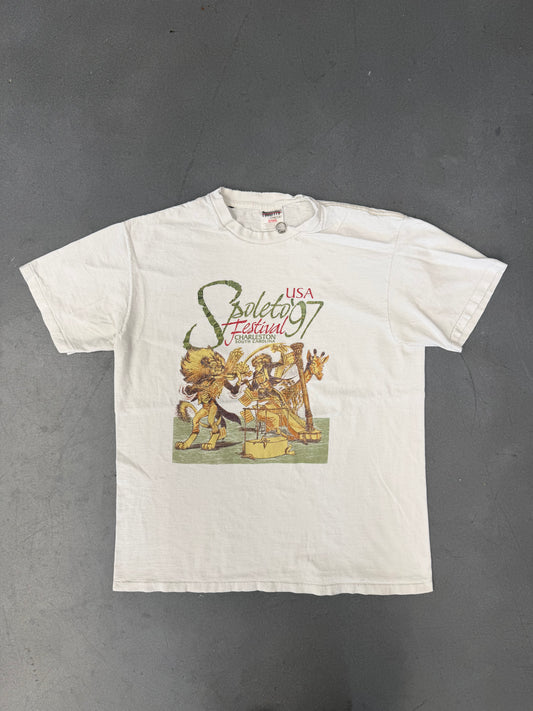 1997 SPOLETO FESTIVAL CHARLESTON SOUTH CAROLINA "BRAVISSIMO!" TEE (POWER PRO TAG)
