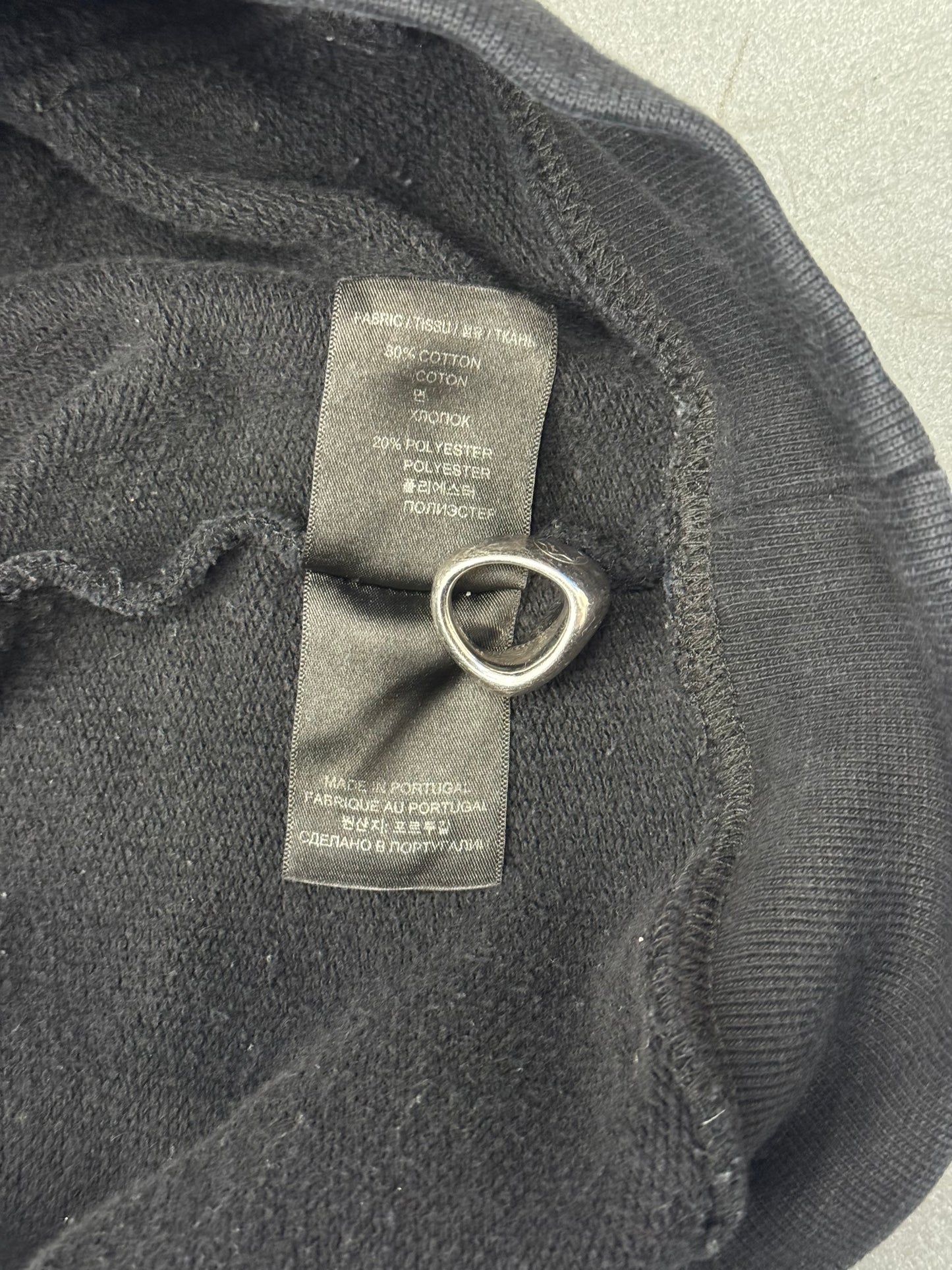 FW21 VETEMENTS NO ANGELS HOODIE - BLACK