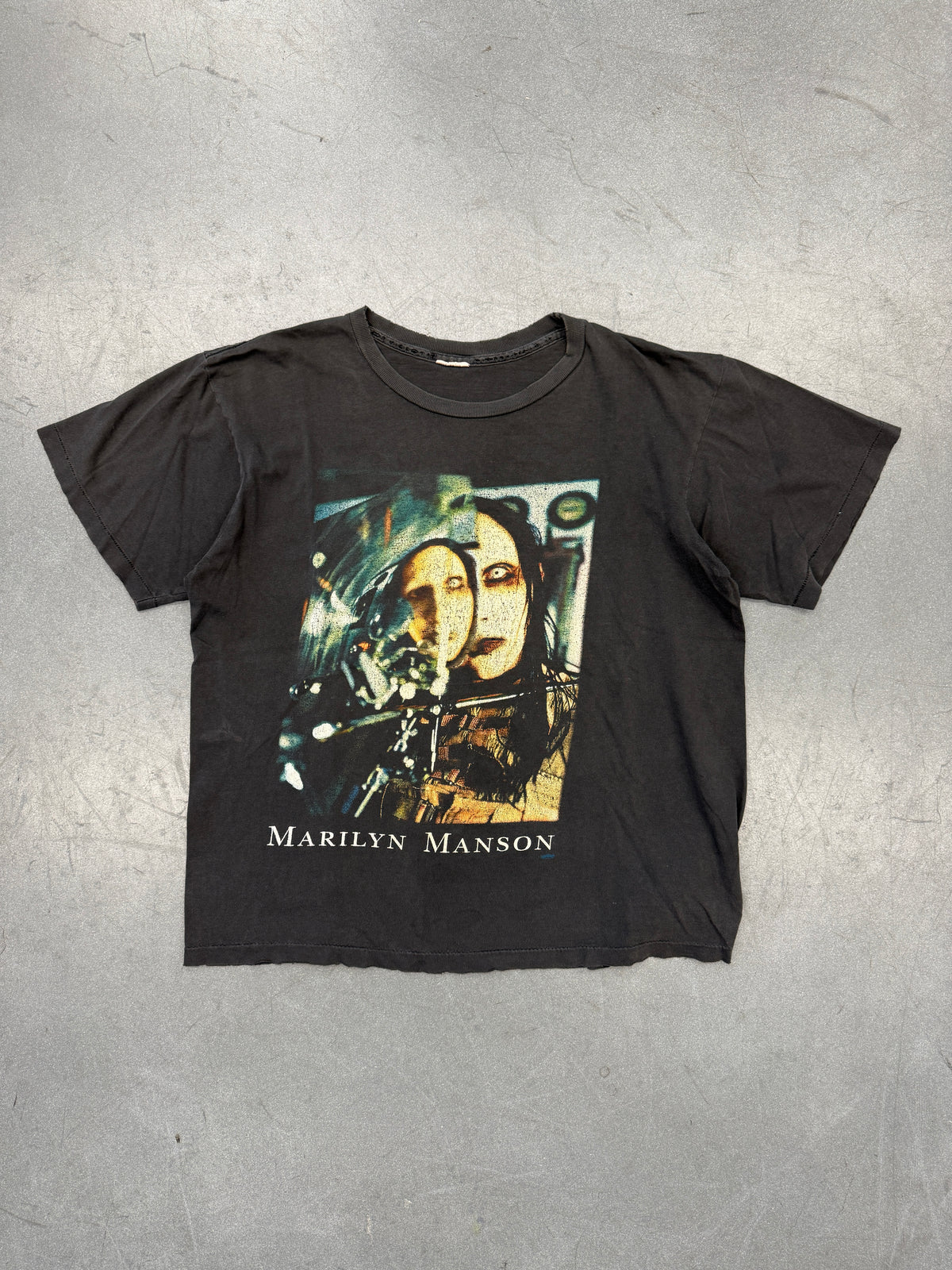 MARILYN MANSON BEAUTIFUL PEOPLE FADED TEE (PULLED TAG)