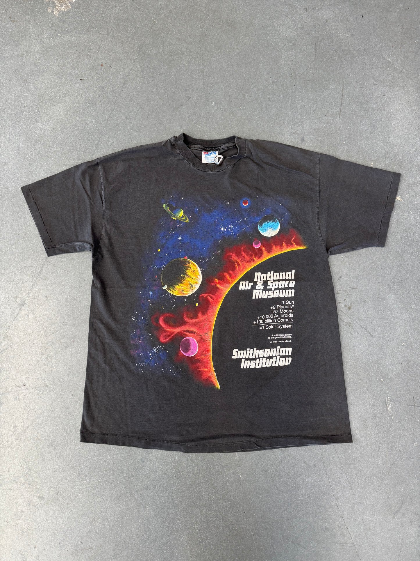90S NATIONAL AIR & SPACE MUSEUM SMITHSONIAN INSTITUTION TEE (HANES TAG)