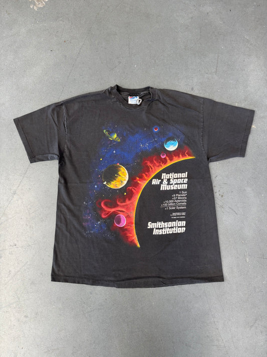 90S NATIONAL AIR & SPACE MUSEUM SMITHSONIAN INSTITUTION TEE (HANES TAG)