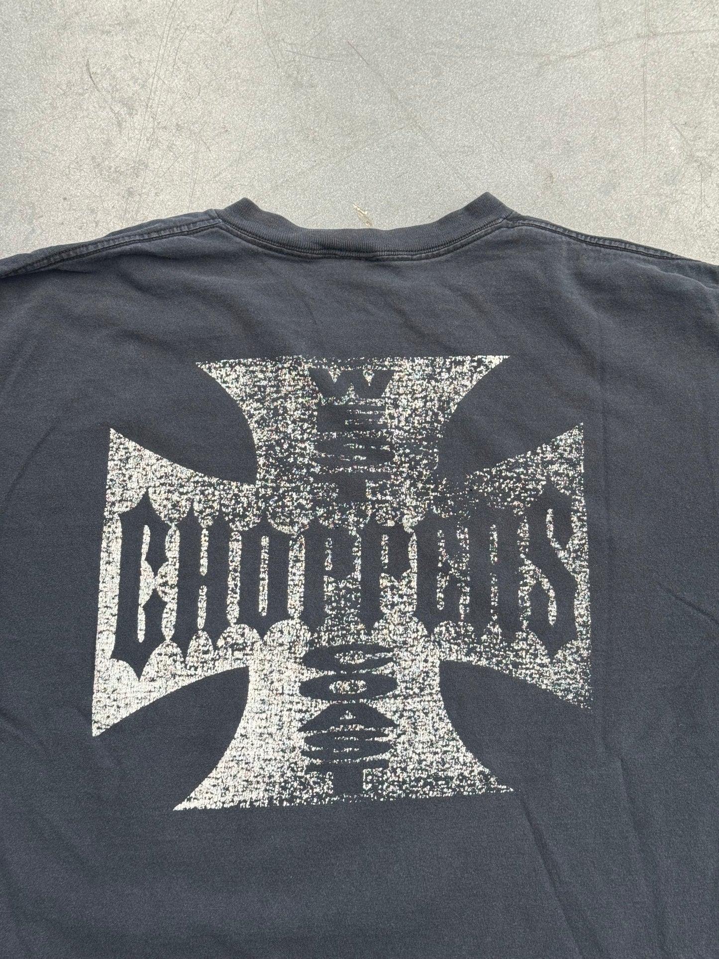 90S WEST COAST CHOPPERS FADED LS MULLET TEE (DELTA TAG)