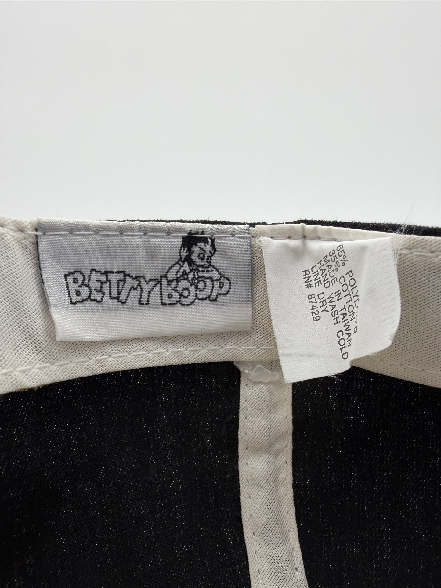 90'S BETTY BOOP SNAPBACK - TAN/BLACK