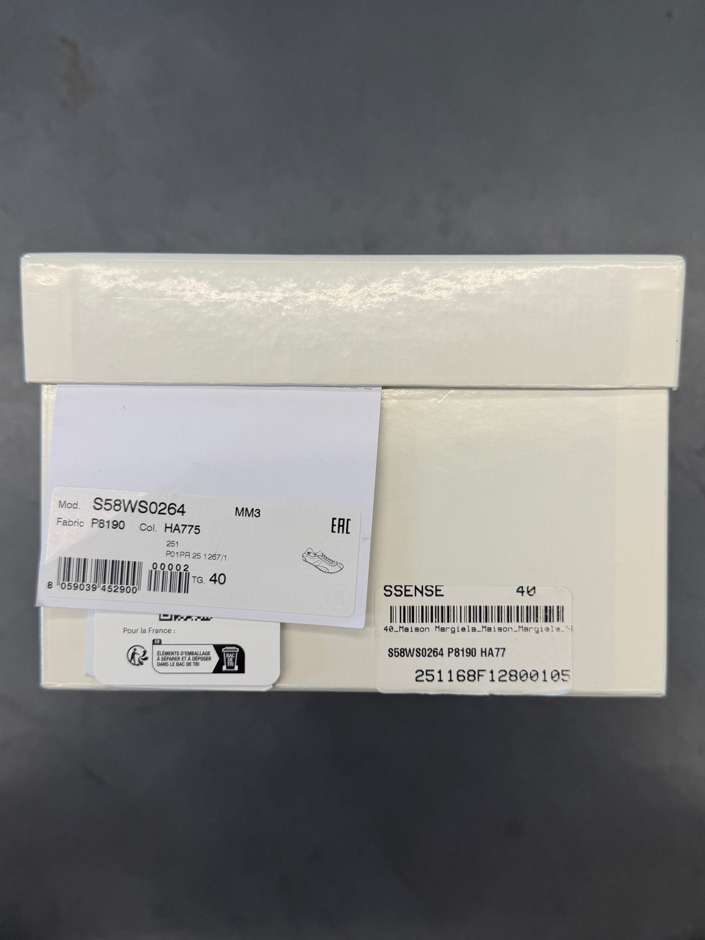 MAISON MARGIELA SPRINTER SNEAKERS - CREAM (W/BOX)