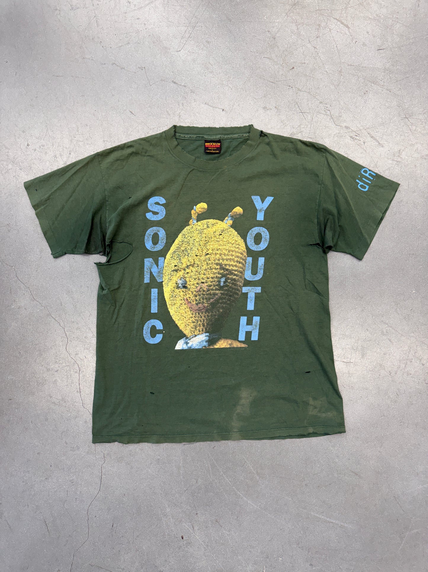 1992 SONIC YOUTH "DIRTY" TEE (BROCKUM TAG)
