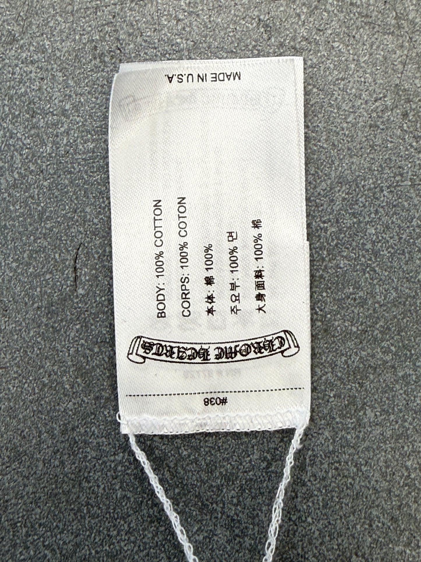 CHROME HEARTS RS FU TANK TOP - WHITE