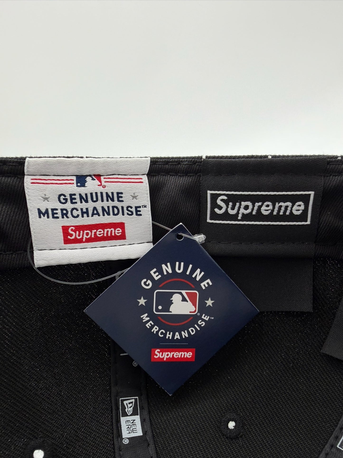 FW25 SUPREME MLB TEAMS BOX LOGO NEW ERA 59FIFTY CAP - FLORIDA MARLINS PINSTRIPE
