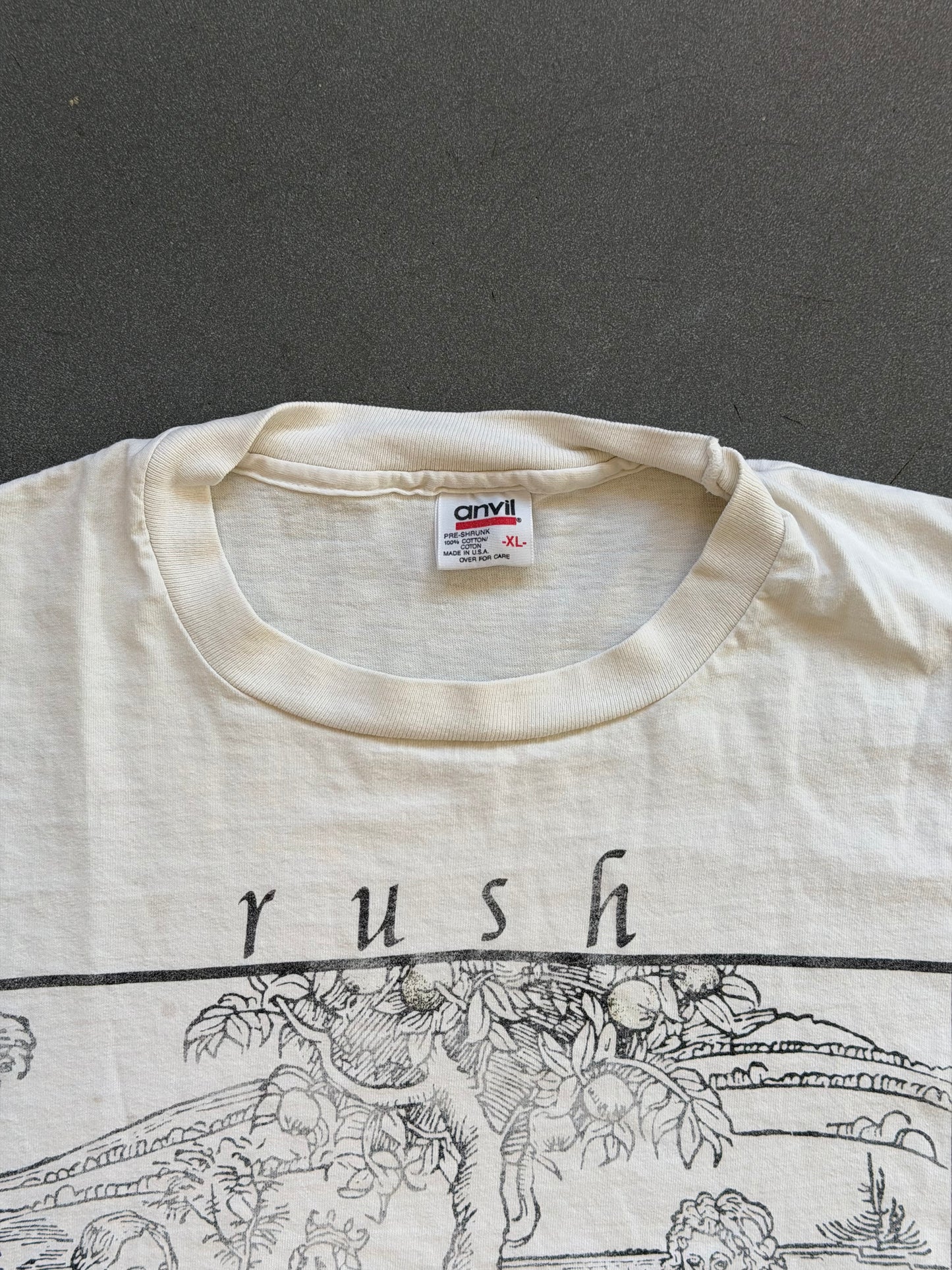 1994 RUSH COUNTERPARTS TOUR ADAM AND EVE TEE (ANVIL TAG)