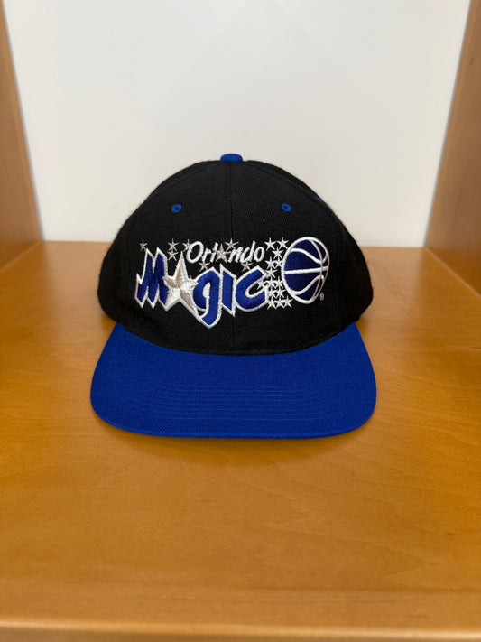 90'S ORLANDO MAGIC SNAPBACK - BLUE/BLACK (GROSSMAN CAP CO. TAG)