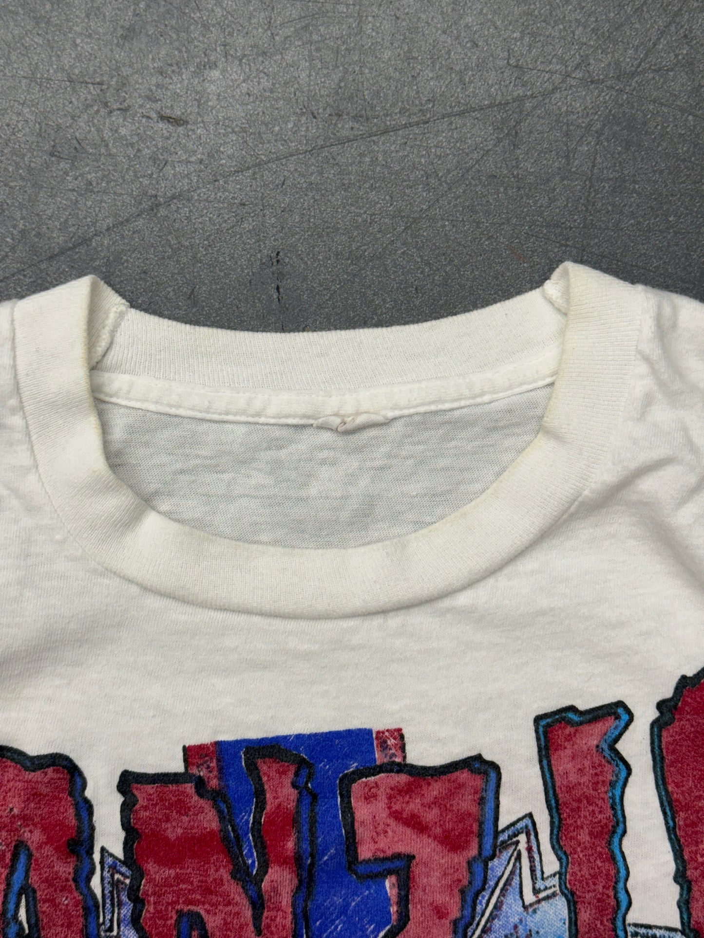90S BOOTLEG DANZIG IN CONCERT "ON TOUR" SKULL TEE (CUT TAG)