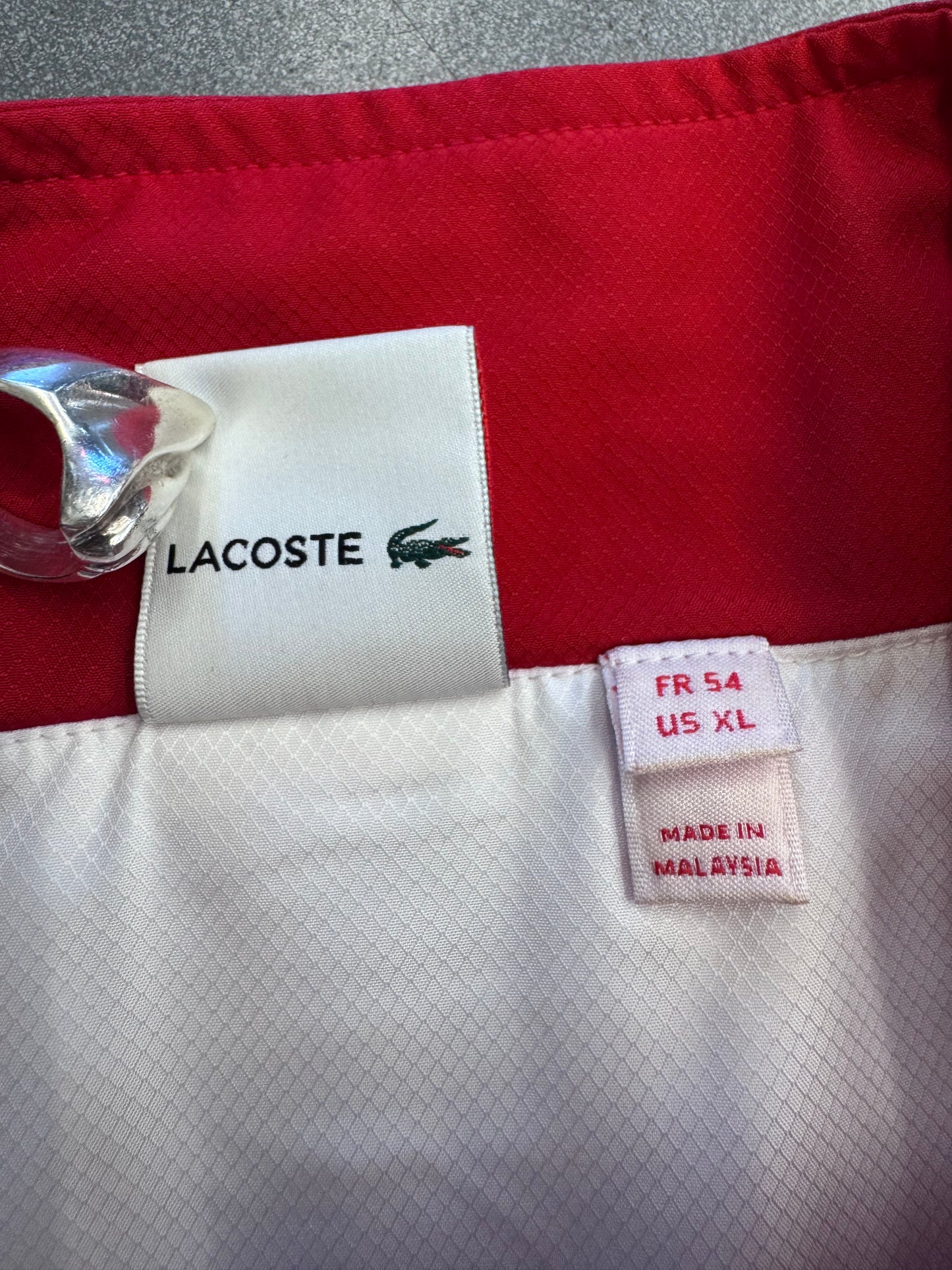 FW19 SUPREME LACOSTE PUFFY ZIPPER / TRACK PANTS