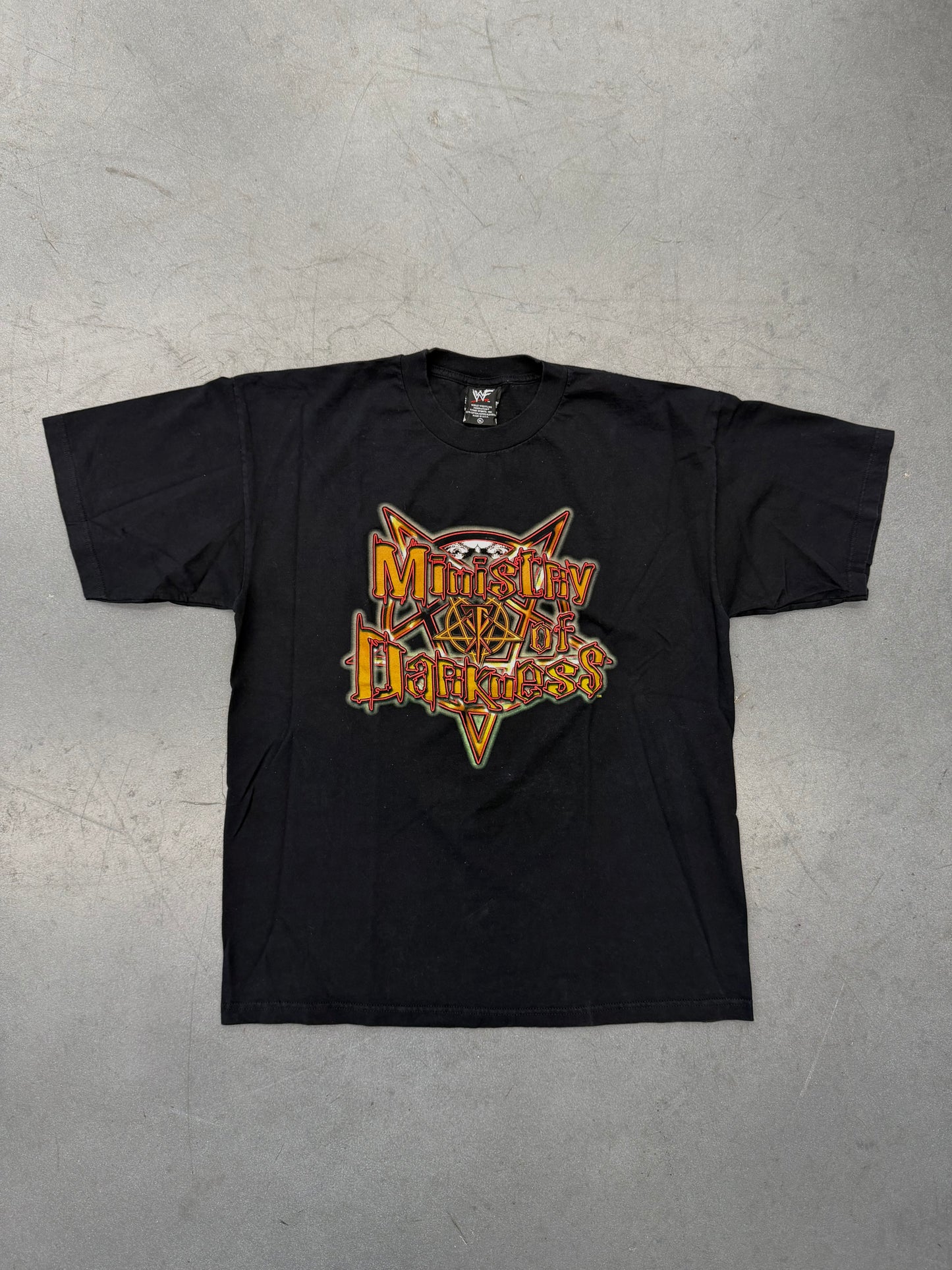 1999 WWF MINISTRY OF DARKNESS "PRAY WE DON'T COME FOR YOU!" TEE