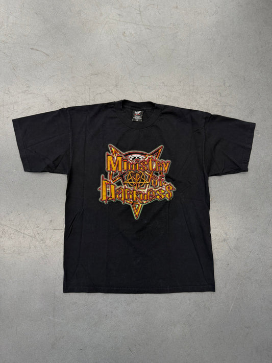 1999 WWF MINISTRY OF DARKNESS "PRAY WE DON'T COME FOR YOU!" TEE