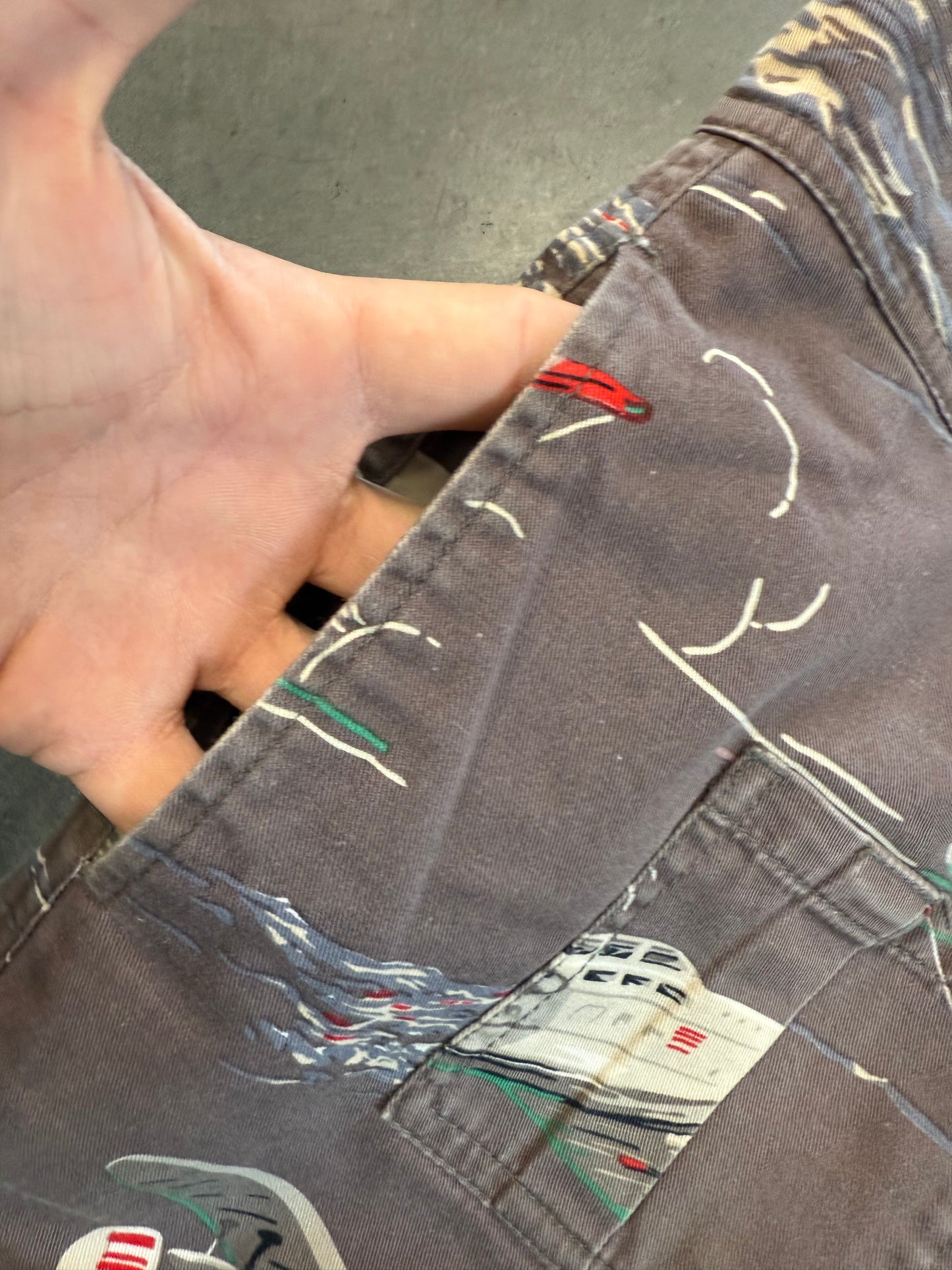 SS08 SUPREME AIRPLANE SHORTS -  BROWN (36)