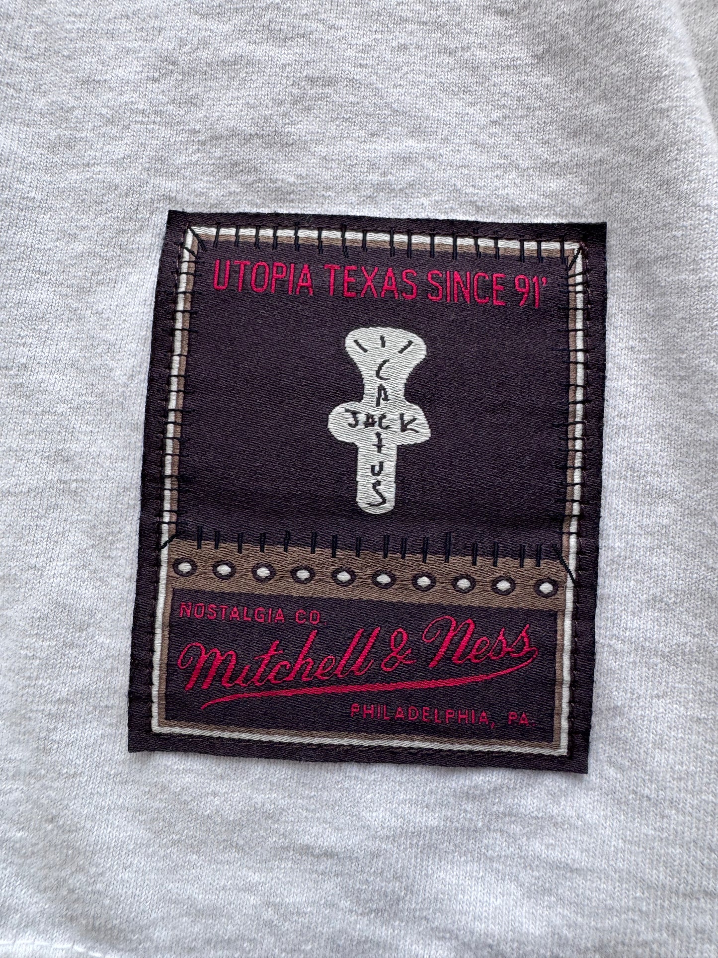 TRAVIS SCOTT X MITCHELL & NESS MIAMI HURRICANES HAND-DRAWN T-SHIRT