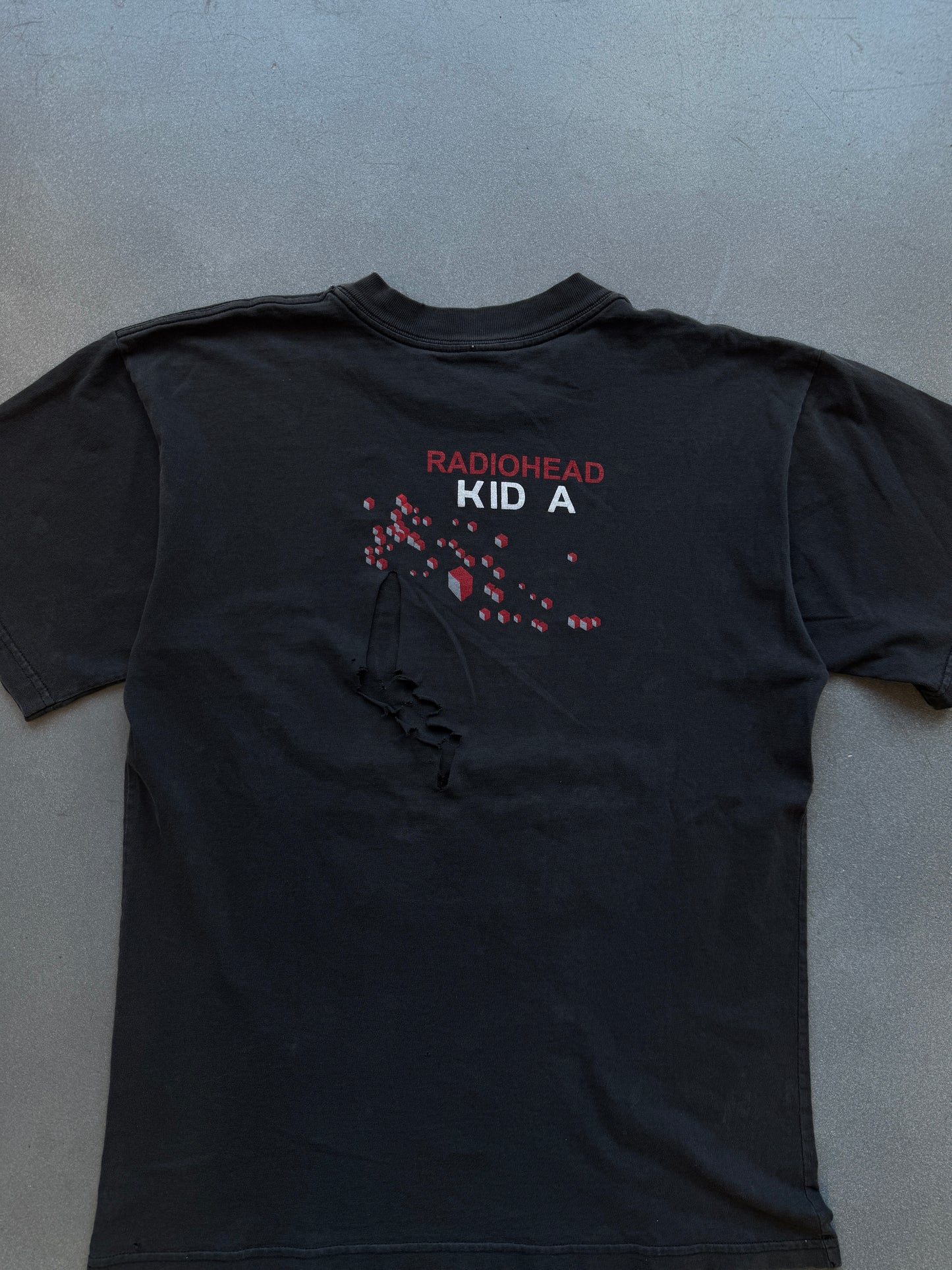 2000 RADIOHEAD KID A TEE (FADED TAG)