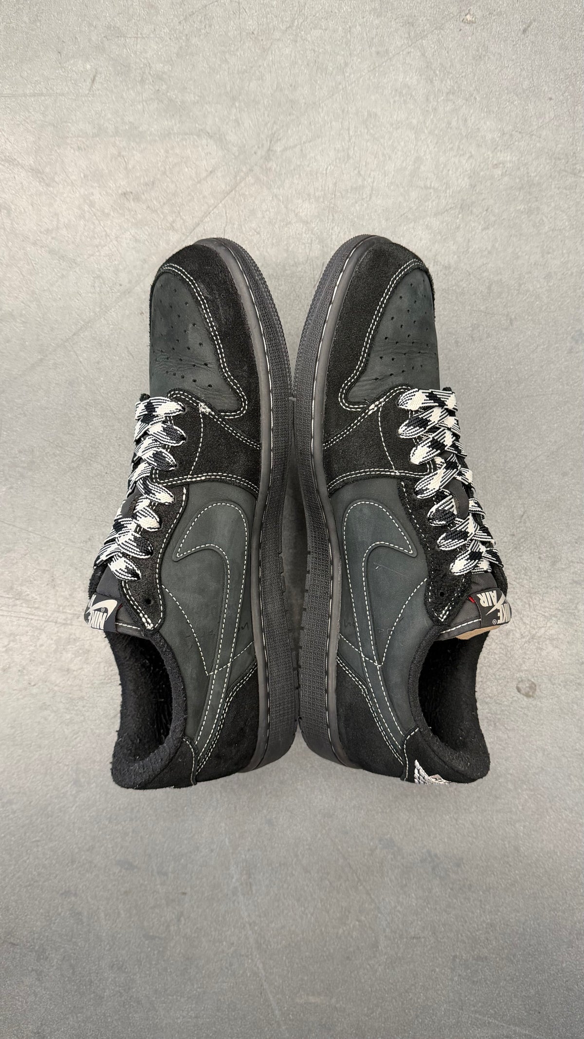 2022 JORDAN 1 RETRO LOW OG SP TRAVIS SCOTT BLACK PHANTOM