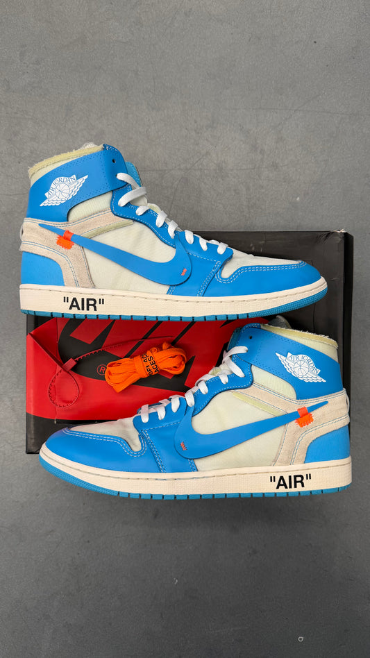 2018 OFF-WHITE X AIR JORDAN 1 RETRO HIGH OG "UNC"