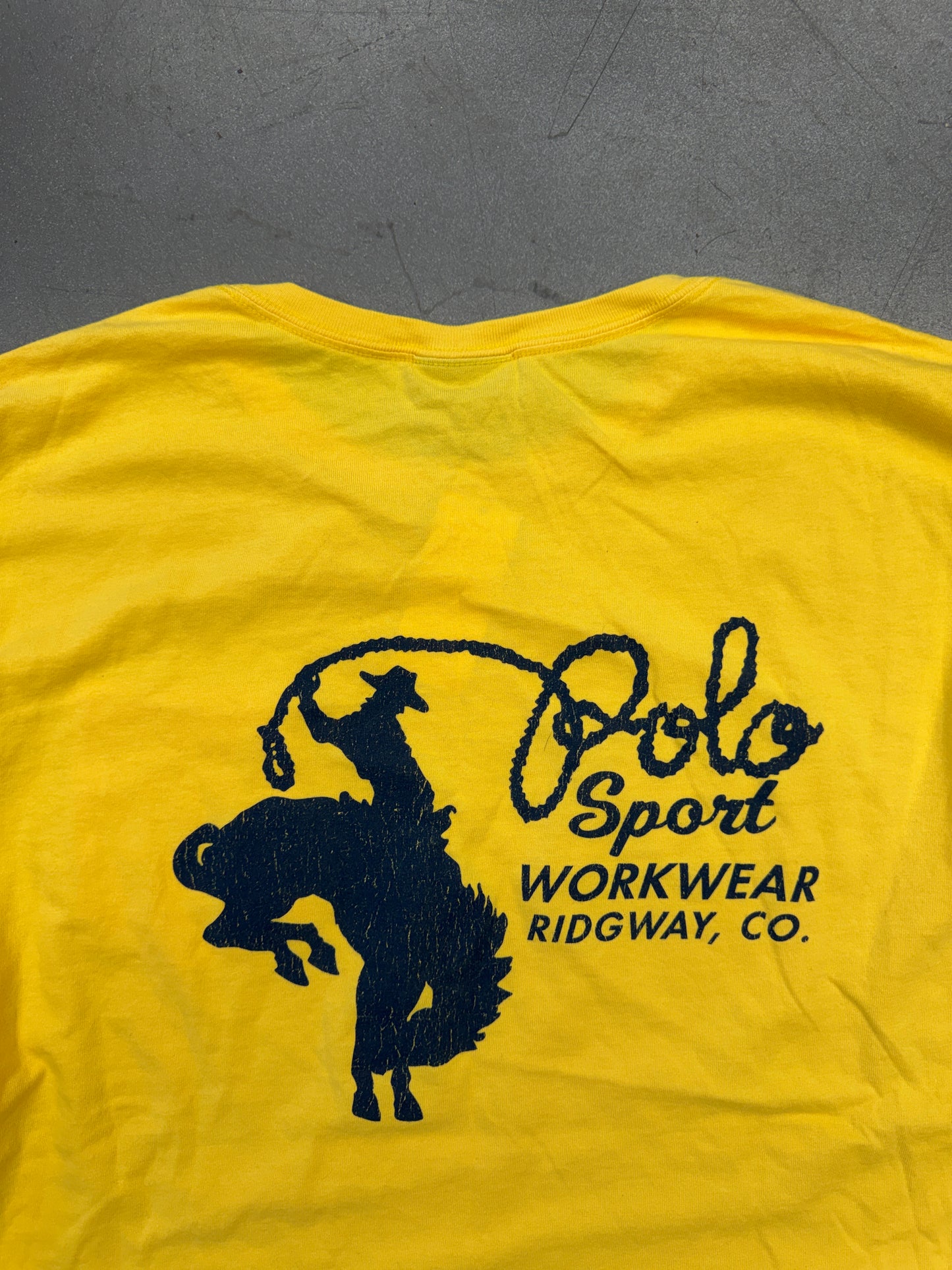 VINTAGE POLO SPORT RALPH LAUREN WORKWEAR POCKET LONG SLEEVE TEE