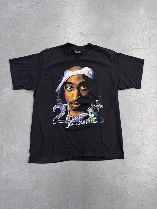 2000'S TUPAC THUGZ MANSION RAP TEE (CH GOLD SERIES TAG)