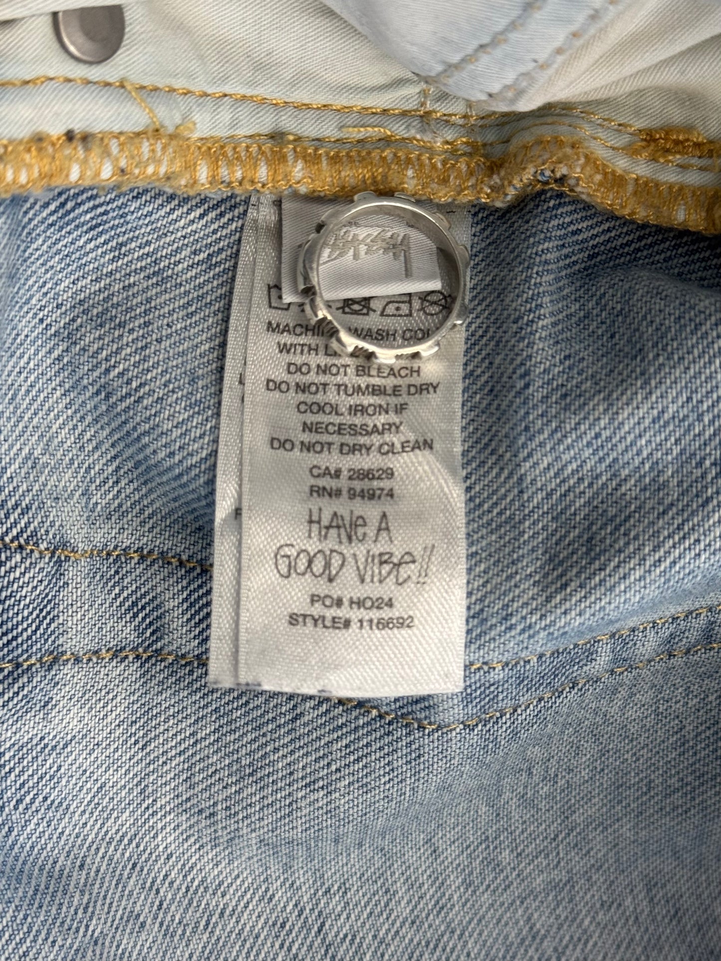 STUSSY "BIG OL" JEANS LIGHT WASH