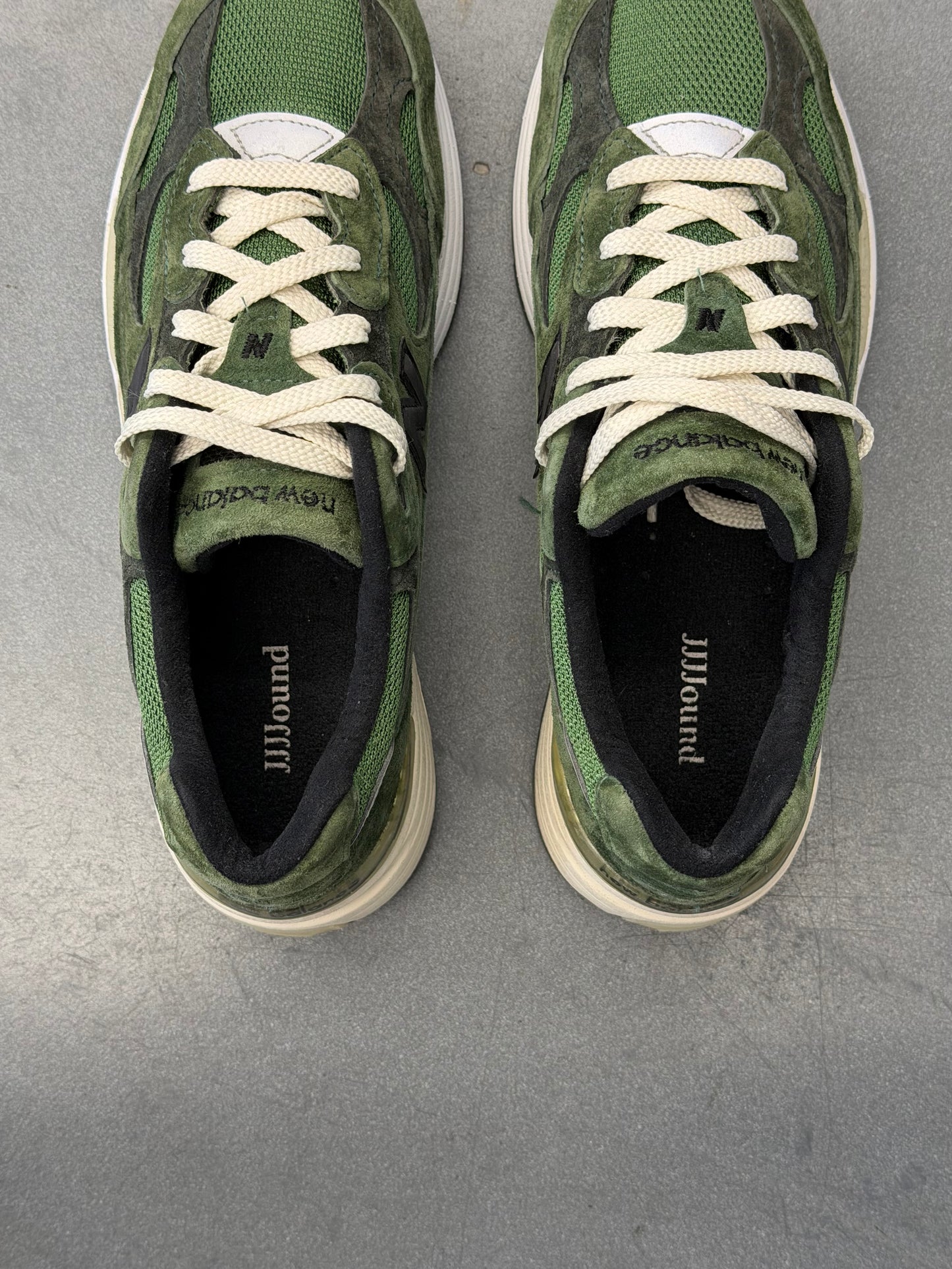 2020 SIZE 8 NEW BALANCE 992 JJJJOUND GREEN (W/O BOX)