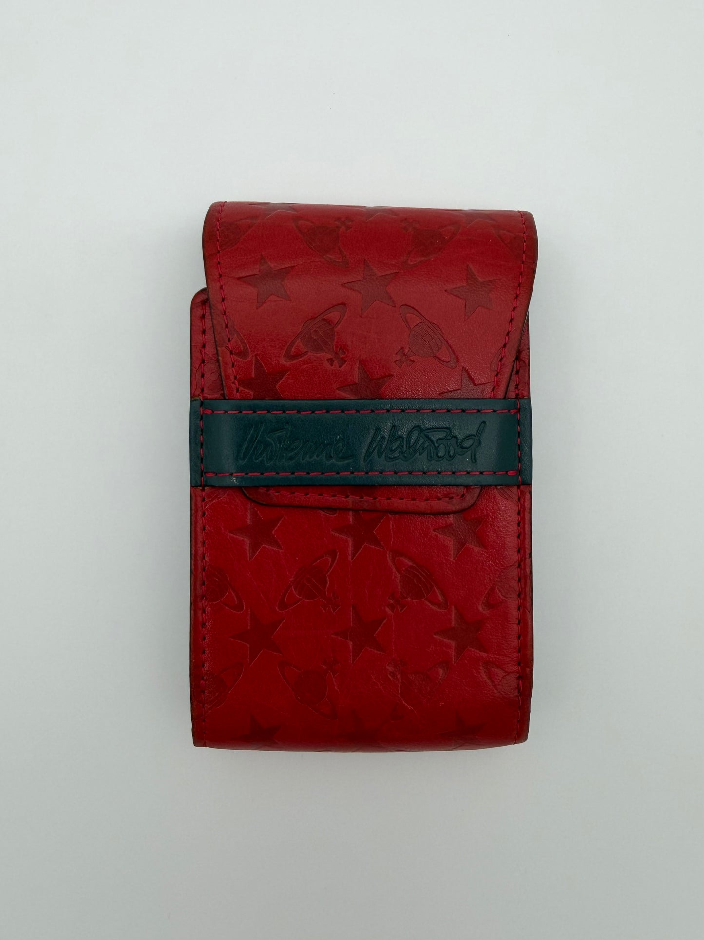 VIVIENNE WESTWOOD STARRY LEATHER CIGARETTE CASE
