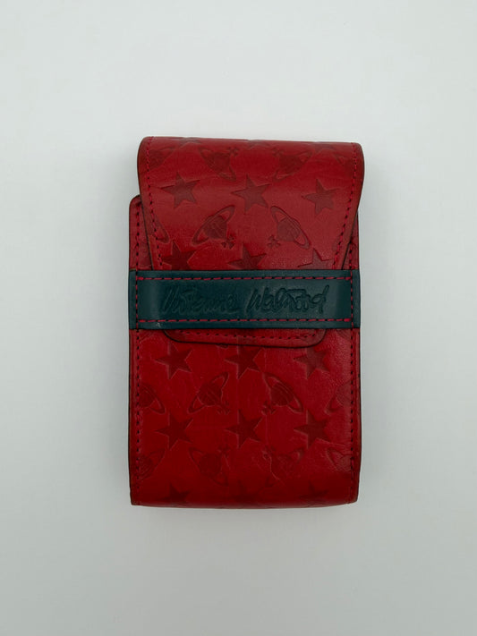 VIVIENNE WESTWOOD STARRY LEATHER CIGARETTE CASE