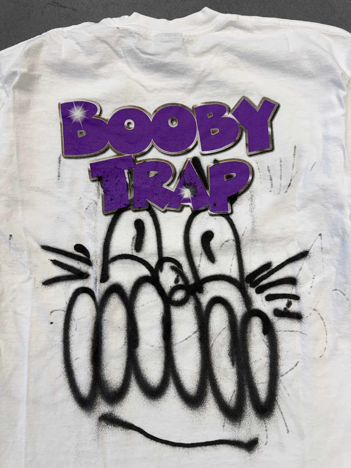 ANDREW X BOOBY TRAP X SLAWN 1 OF 1 GRAFFITI TEE