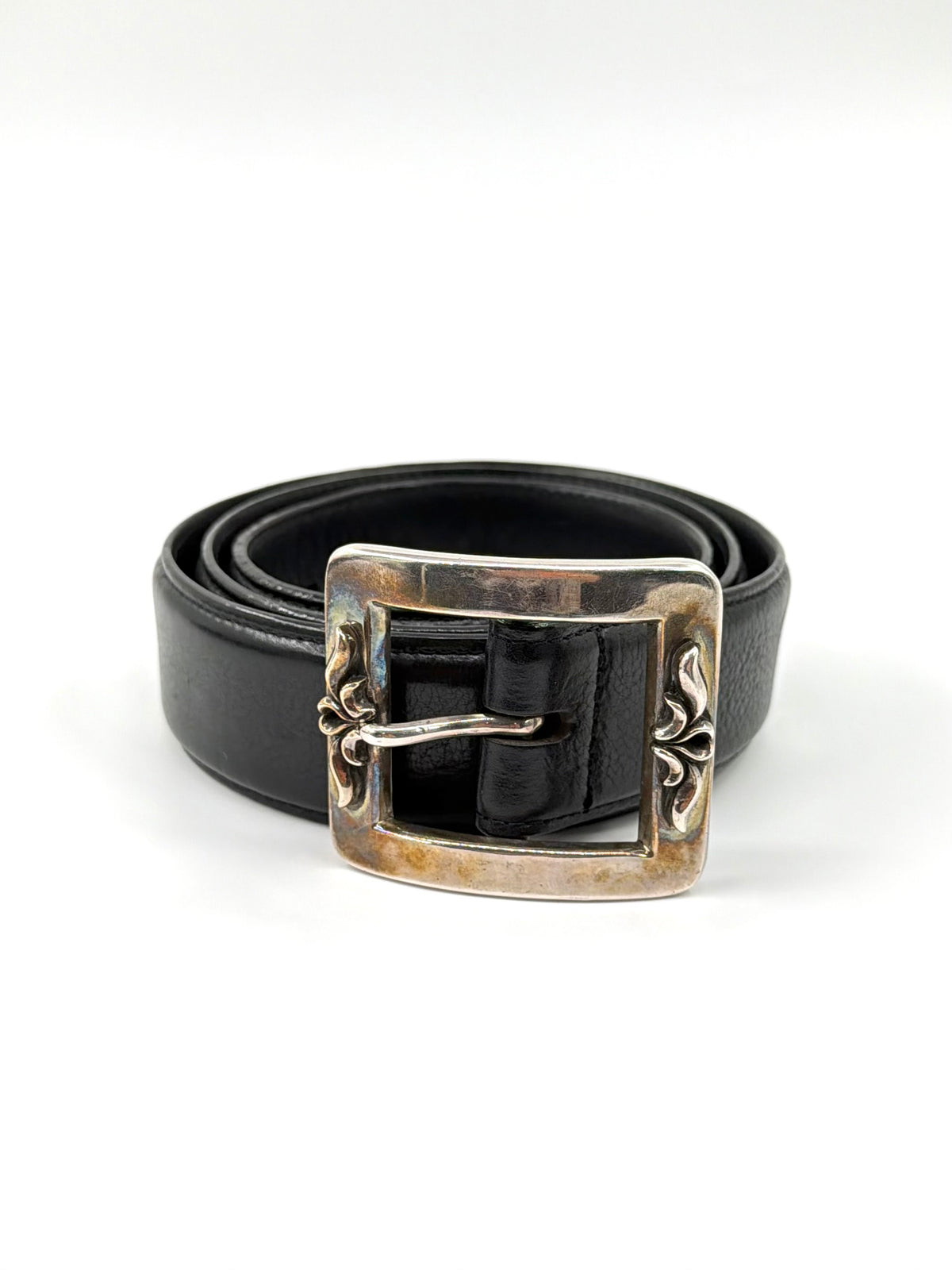 CHROME HEARTS OTJ LEATHER  BELT - 36