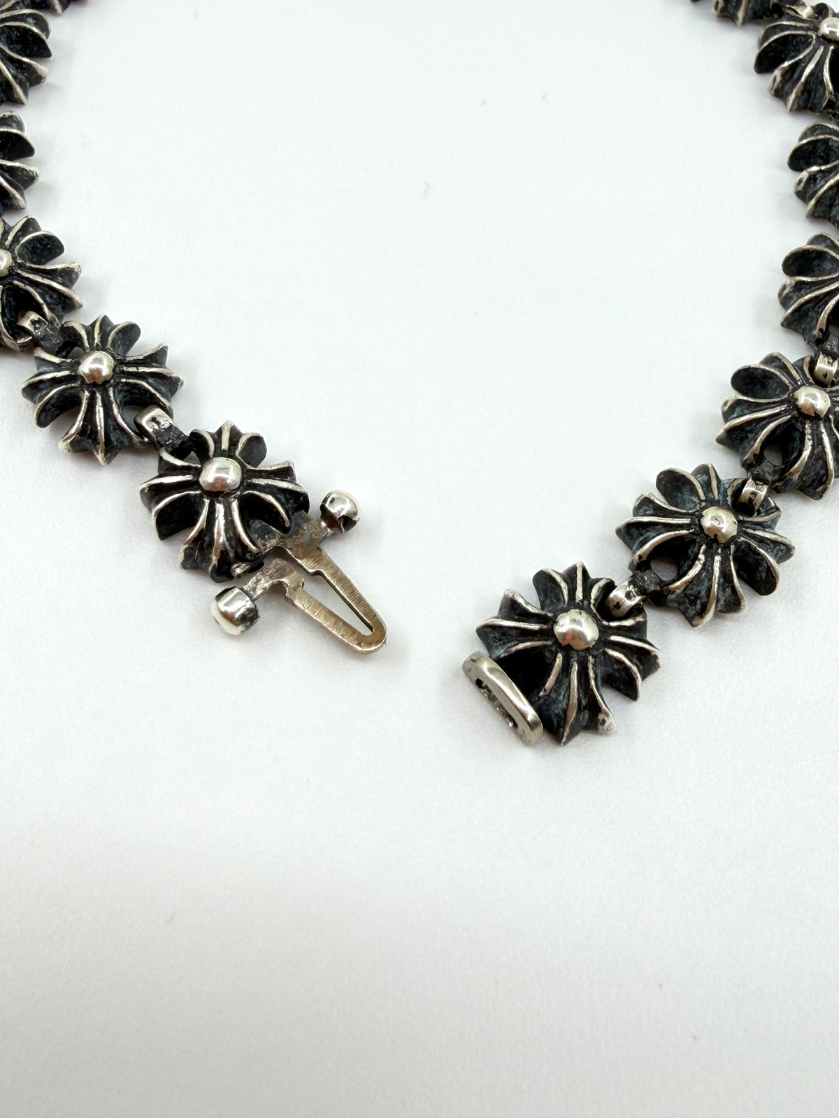 CHROME HEARTS PLUS SILVER BRACELET - 16 LINK