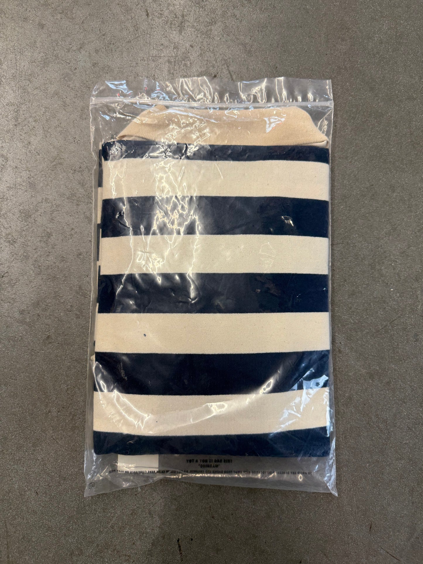 SEASON 10 BILLIONAIRE BOYS CLUB BBC AIRPLANE STRIPED POLO SHIRT (L) (NEW WITH TAG & BAG)