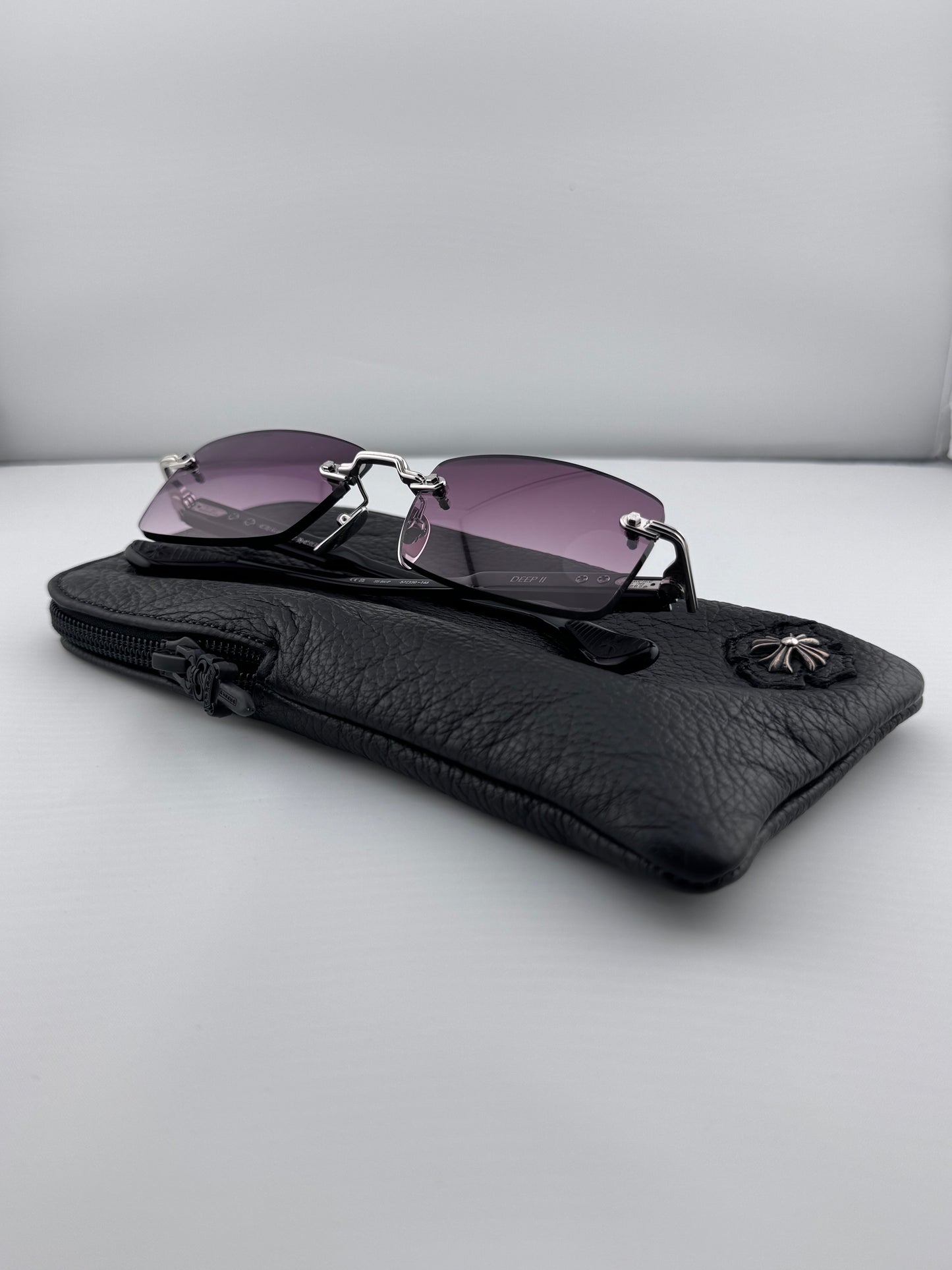 CHROME HEARTS ‘DEEP II’ SUNGLASSES BLACK (WITH CASE)