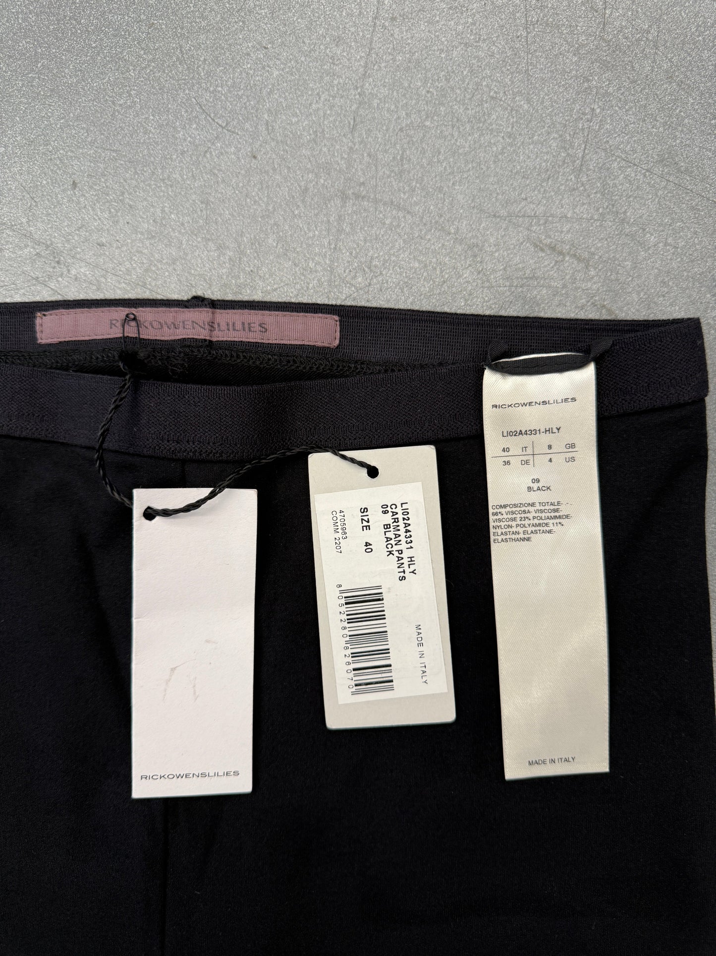 RICK OWENS LILIES CARMEN LEGGINGS (NWT)