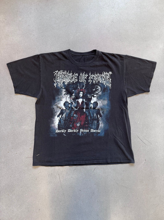 Y2K CRADLE OF FILTH 'DARKLY DARKLY VENUS ABERSA' TEE (PULLED TAG)