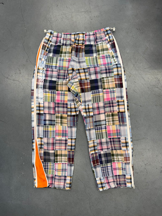 SS25 SUPREME X GOODENOUGH PATCHWORK FULLL ZIP TRACK PANT - MULTICOLOR (NWT)