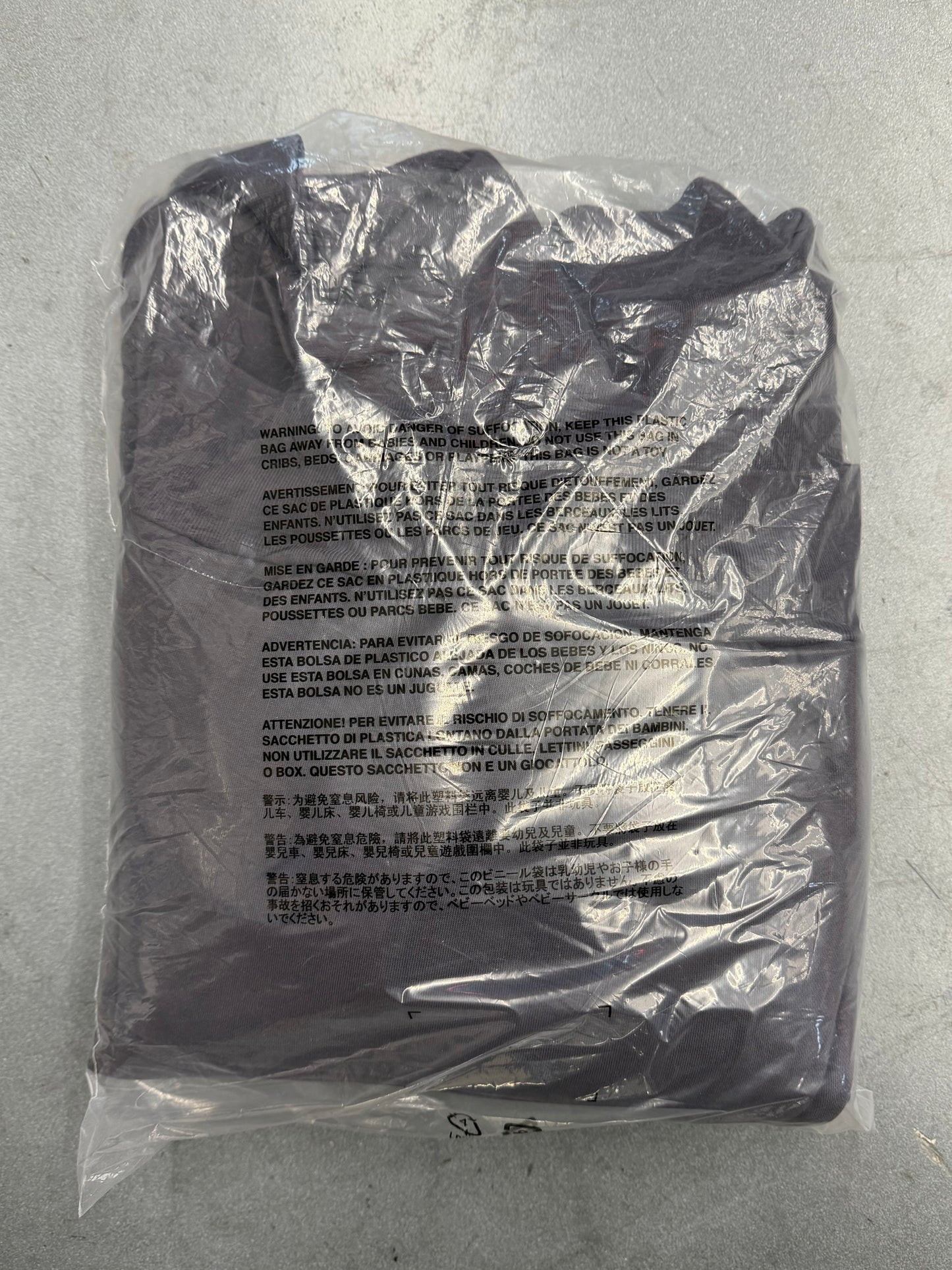 SS22 YEEZY GAP LOGO SHRUNKEN HOODIE - BLACK (2XL) (NEW)