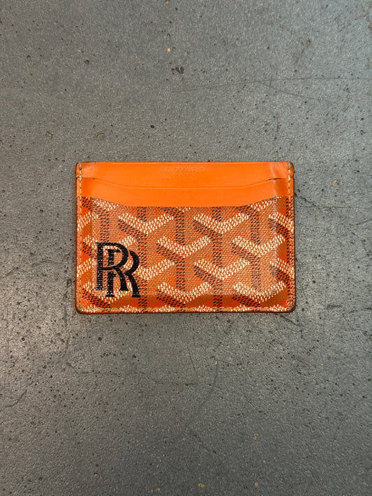 GOYARD SAINT SULPICE CARD HOLDER - ORANGE (PRE-OWNED WITH RR STICKER)