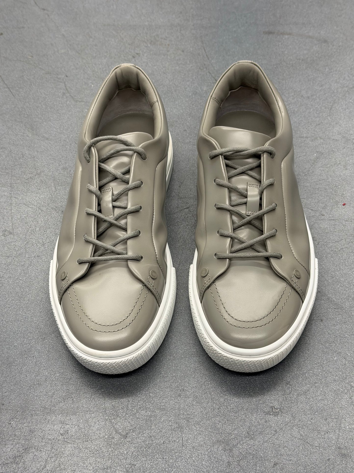 SIZE 42 HERMES IRWIN SNEAKERS - GREY (NO BOX)