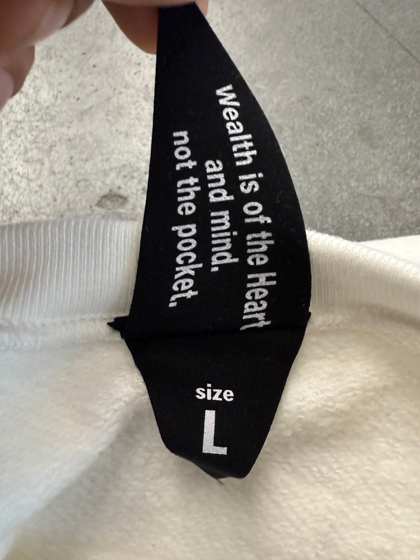 SEASON 4 BILLIONAIRE BOYS CLUB BBC ICE CREAM CREWNECK SWEATER - WHITE (L) (NEW WITH TAG & BAG)
