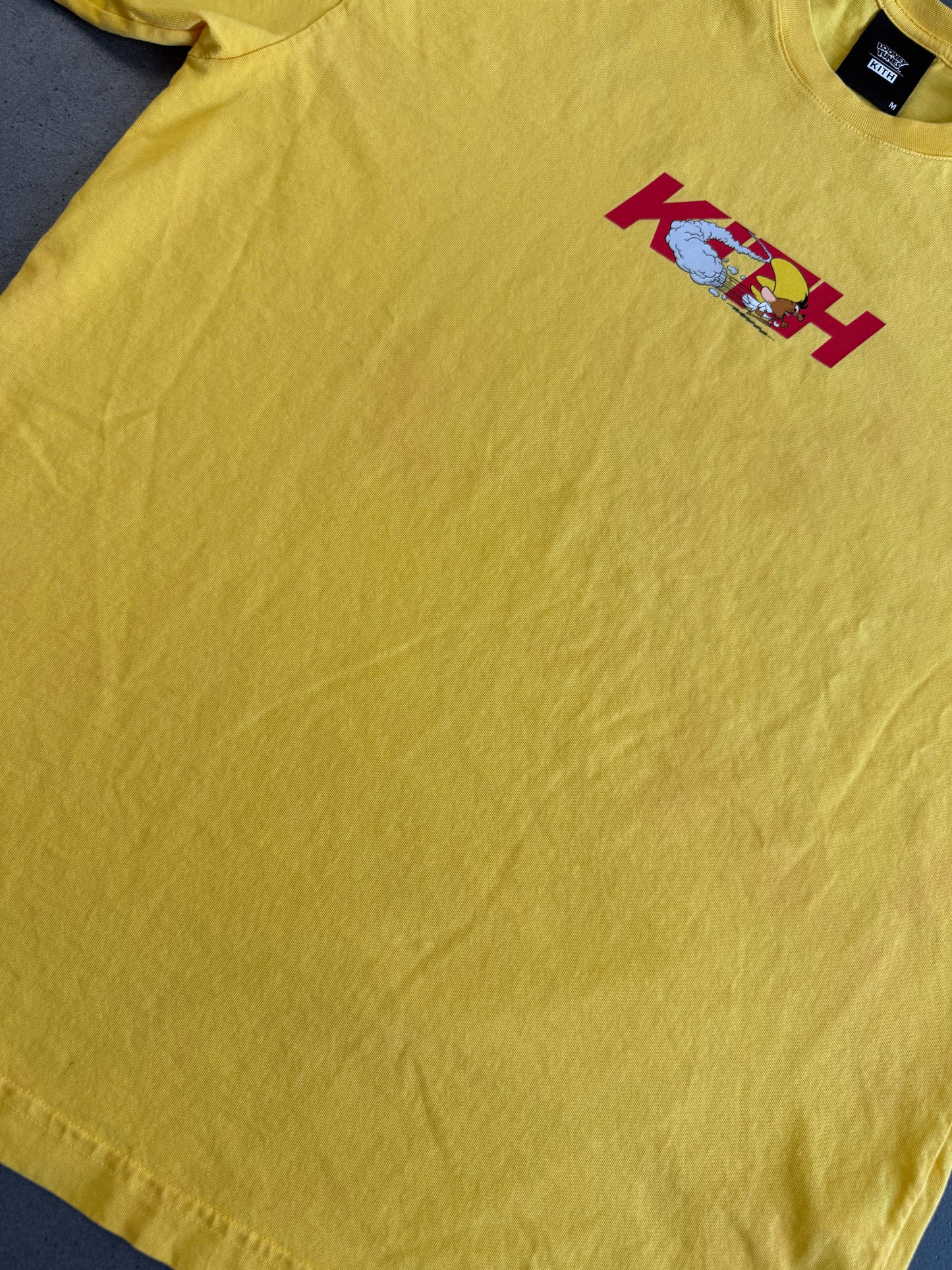 SS20 KITH X LOONEY TUNES SPEEDY TEE - YELLOW