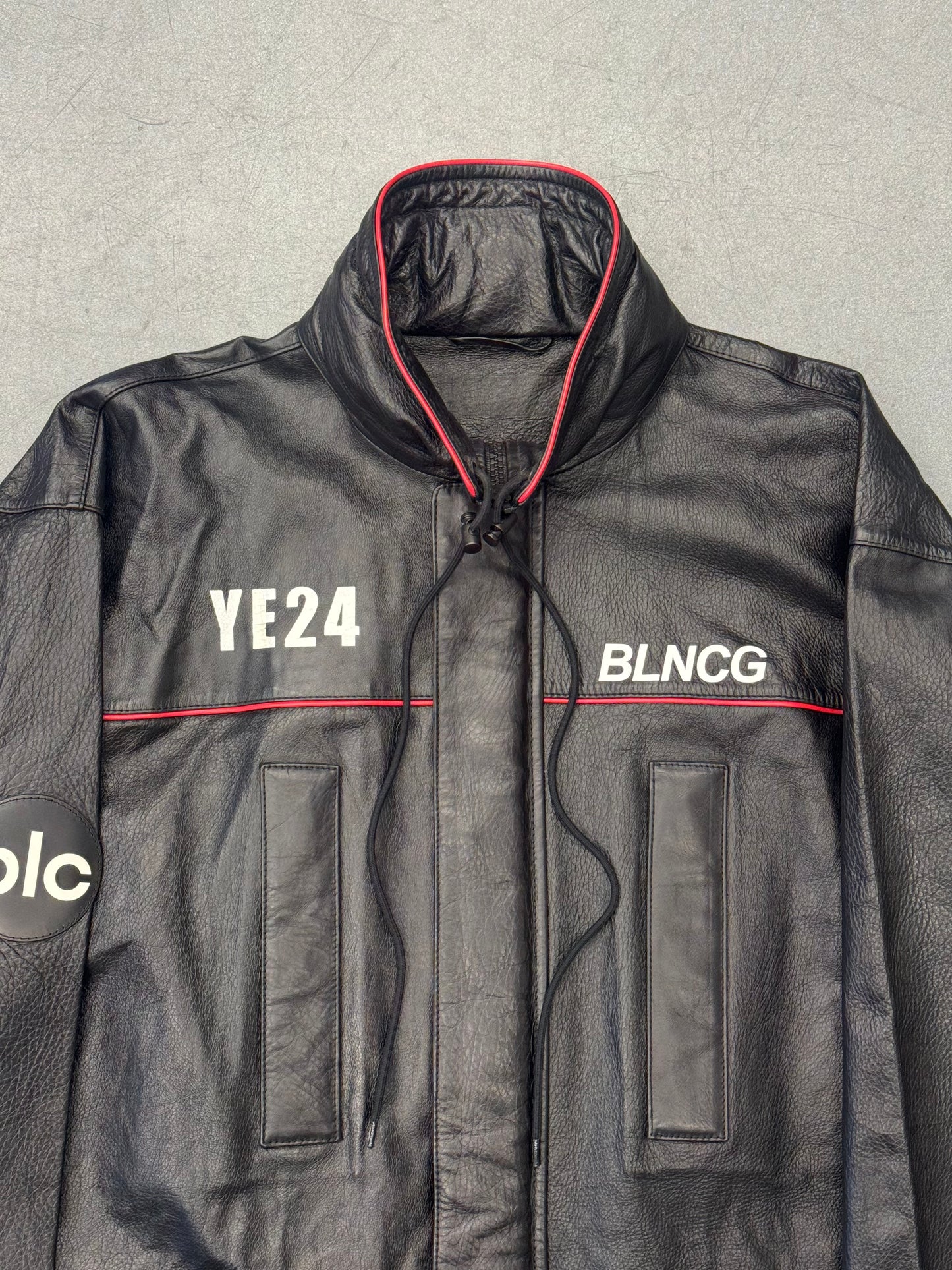 S/S 2020 YE24 BALENCIAGA BLNCG RUNWAY OVERSIZED LEATHER PARKA JACKET