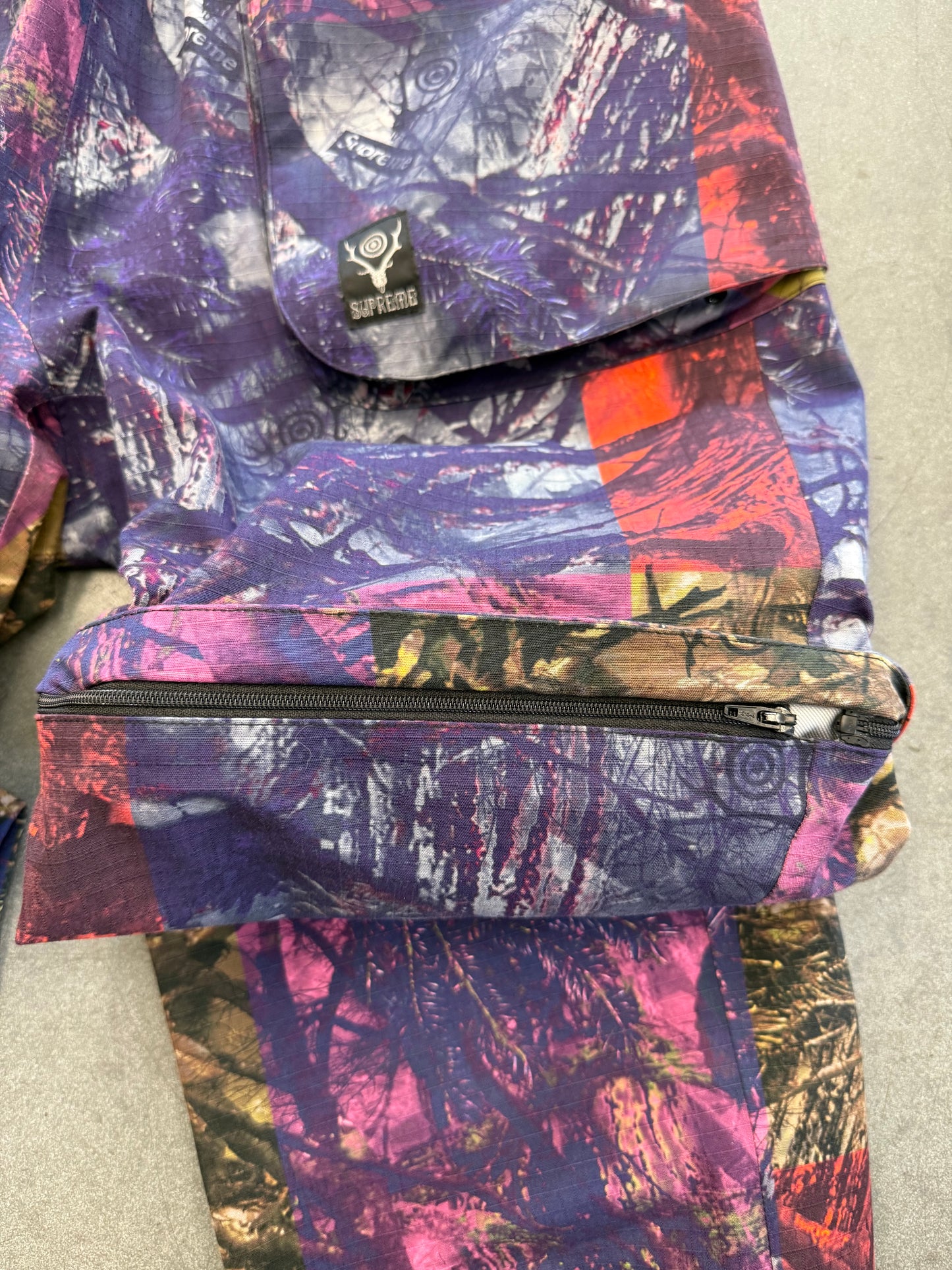 SS21 SUPREME SOUTH2 WEST8 RIVER TREK CONVERTABLE PANTS CAMO