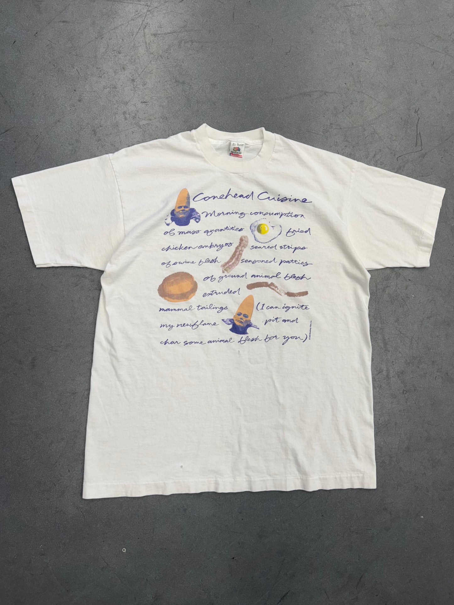 1993 CONEHEAD CUISINE TEE (FOTL TAG)