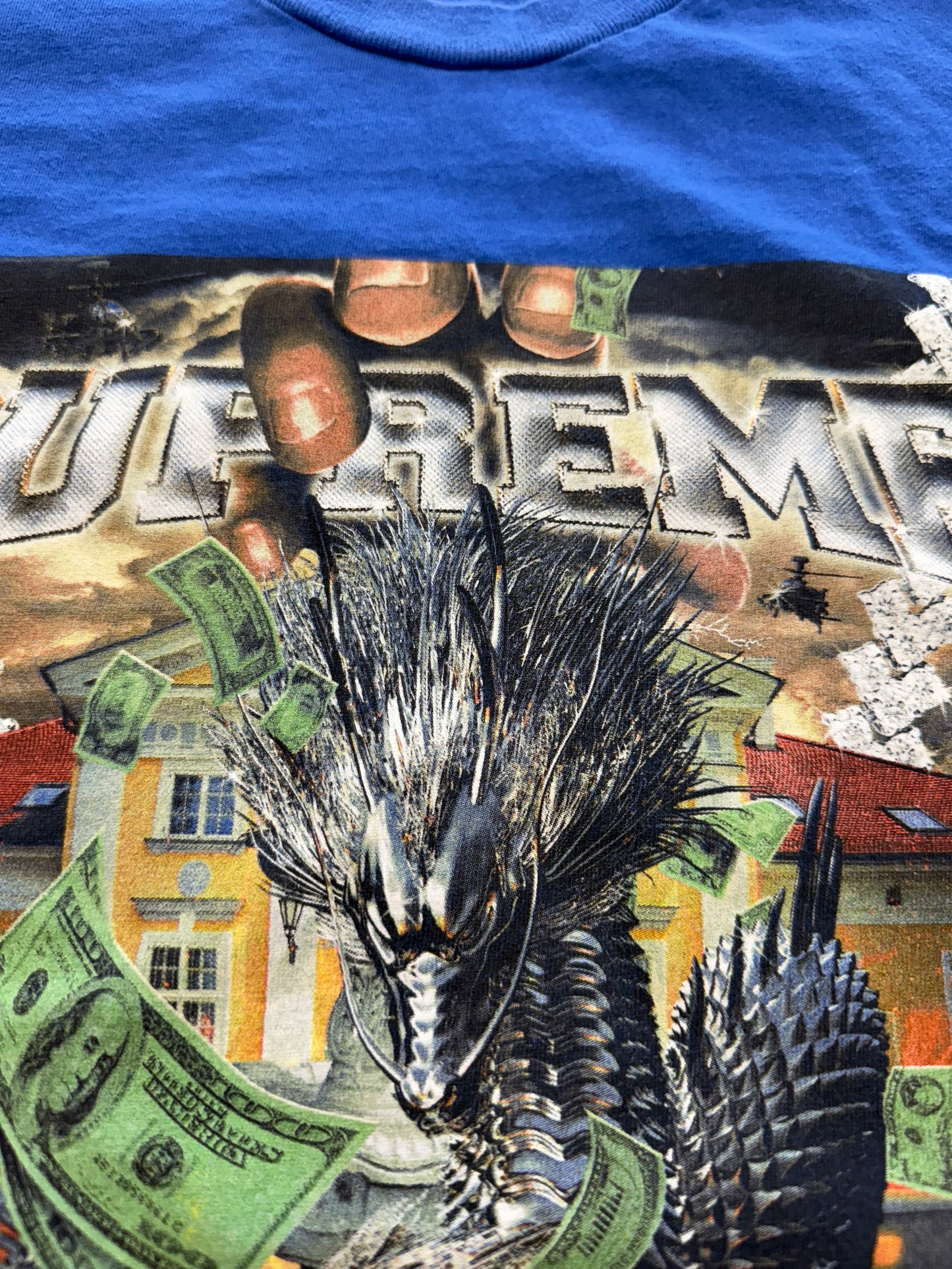 SS20 SUPREME DRAGON TEE BLUE MEDIUM