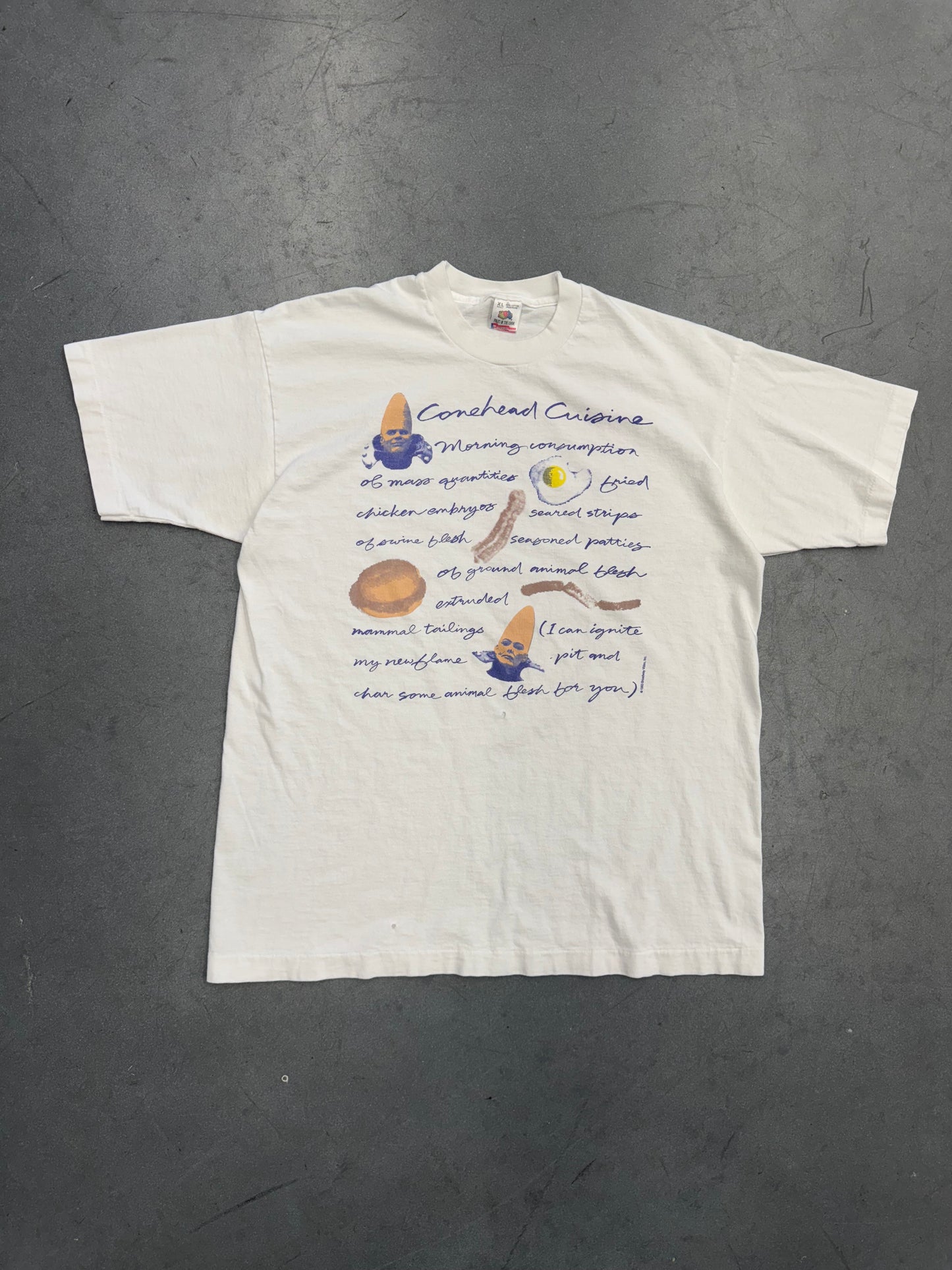 1993 CONEHEAD CUISINE TEE (FOTL TAG)