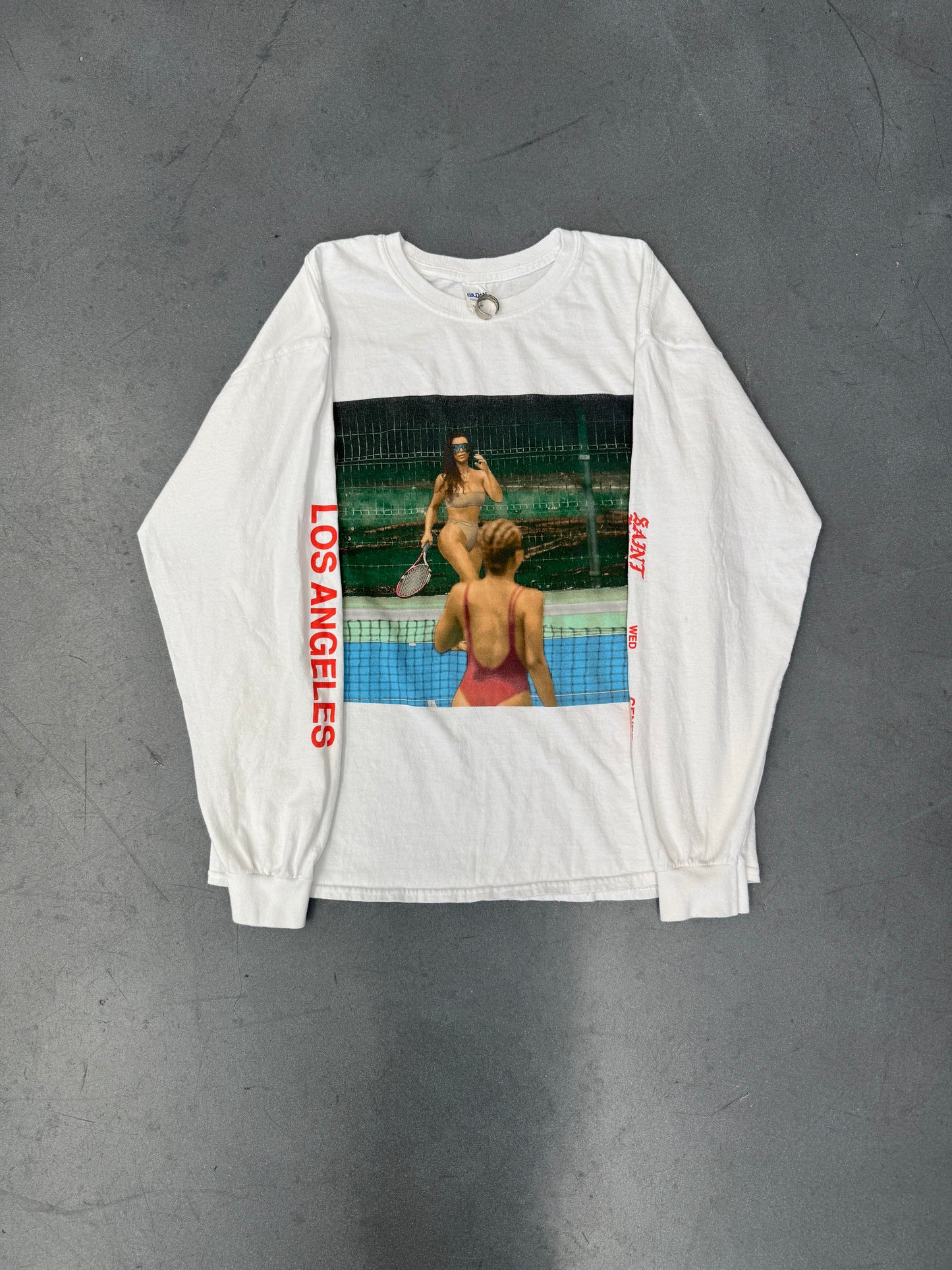 2016 KANYE WEST SAINT PABLO KIM KARDASHIAN LS TEE