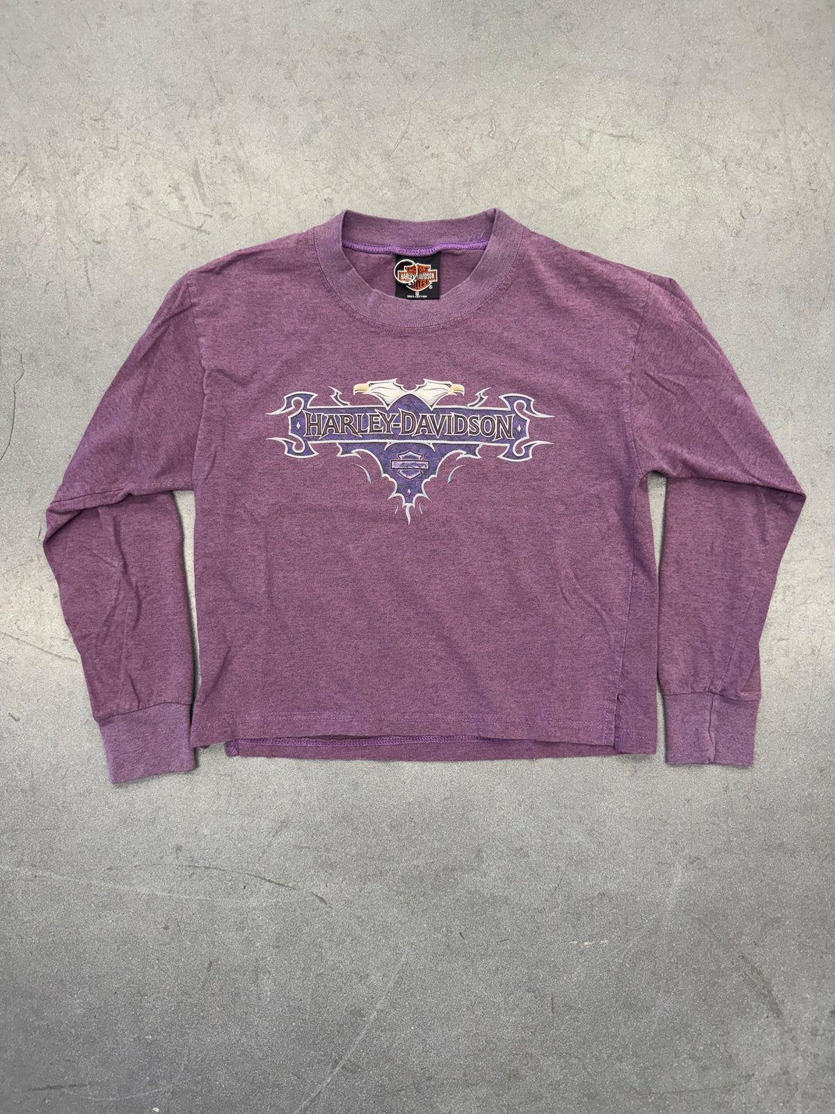 00'S HARLEY-DAVIDSON INDIANAPOLIS SOUTHSIDE SALES & SERVICE WOMENS LONG SLEEVE TEE